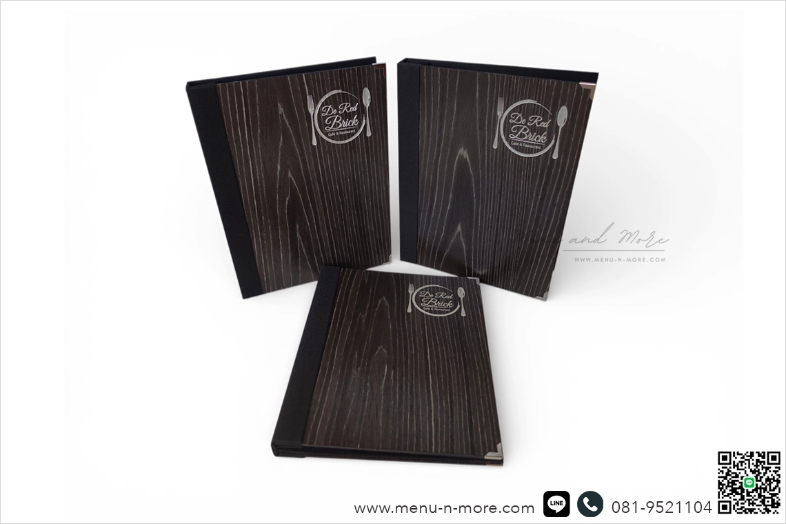 แฟ้มเมนูไม้