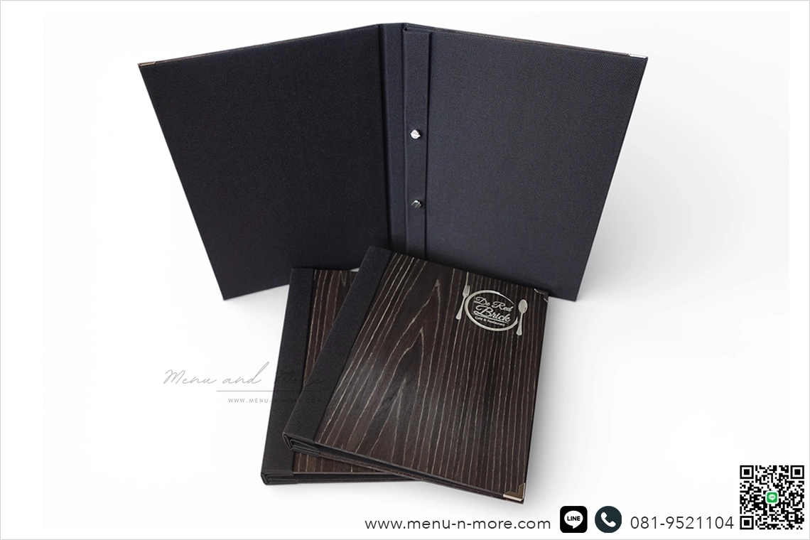 แฟ้มเมนูไม้