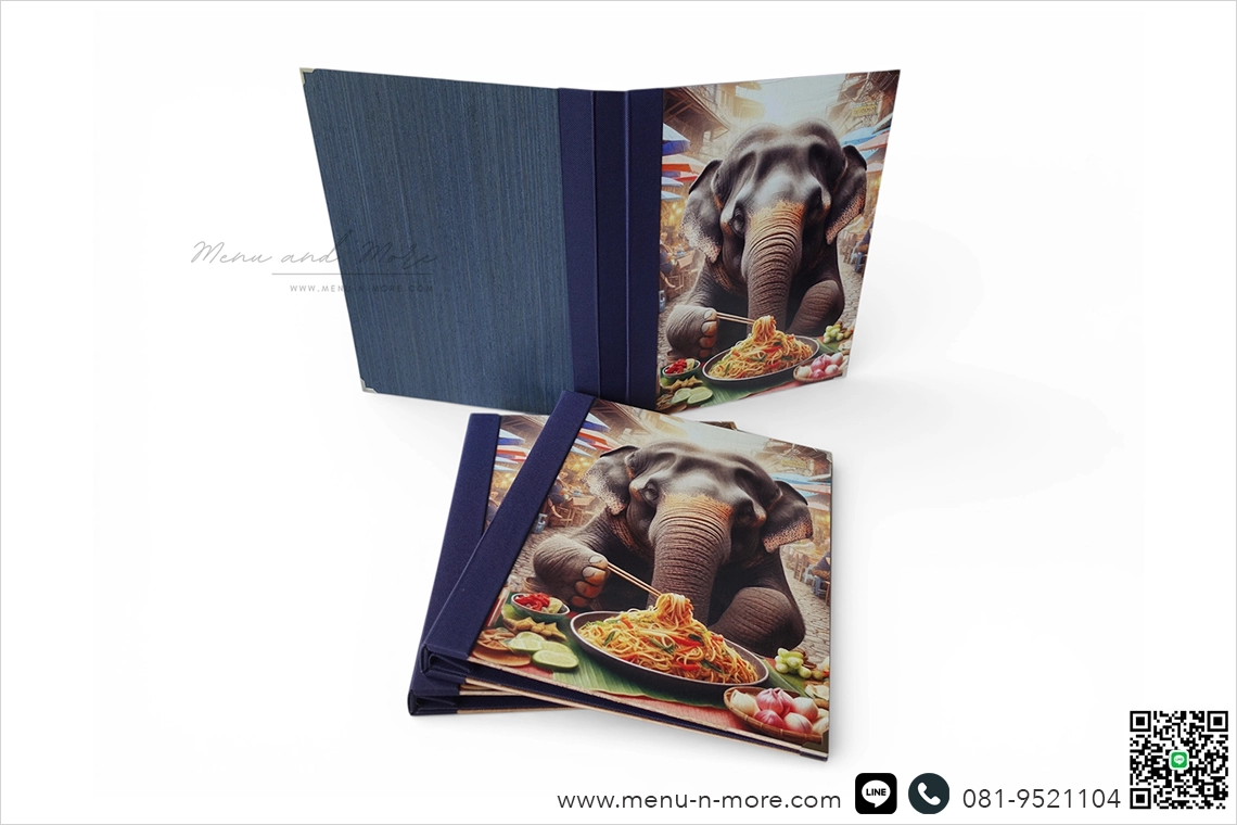 แฟ้มเมนูไม้