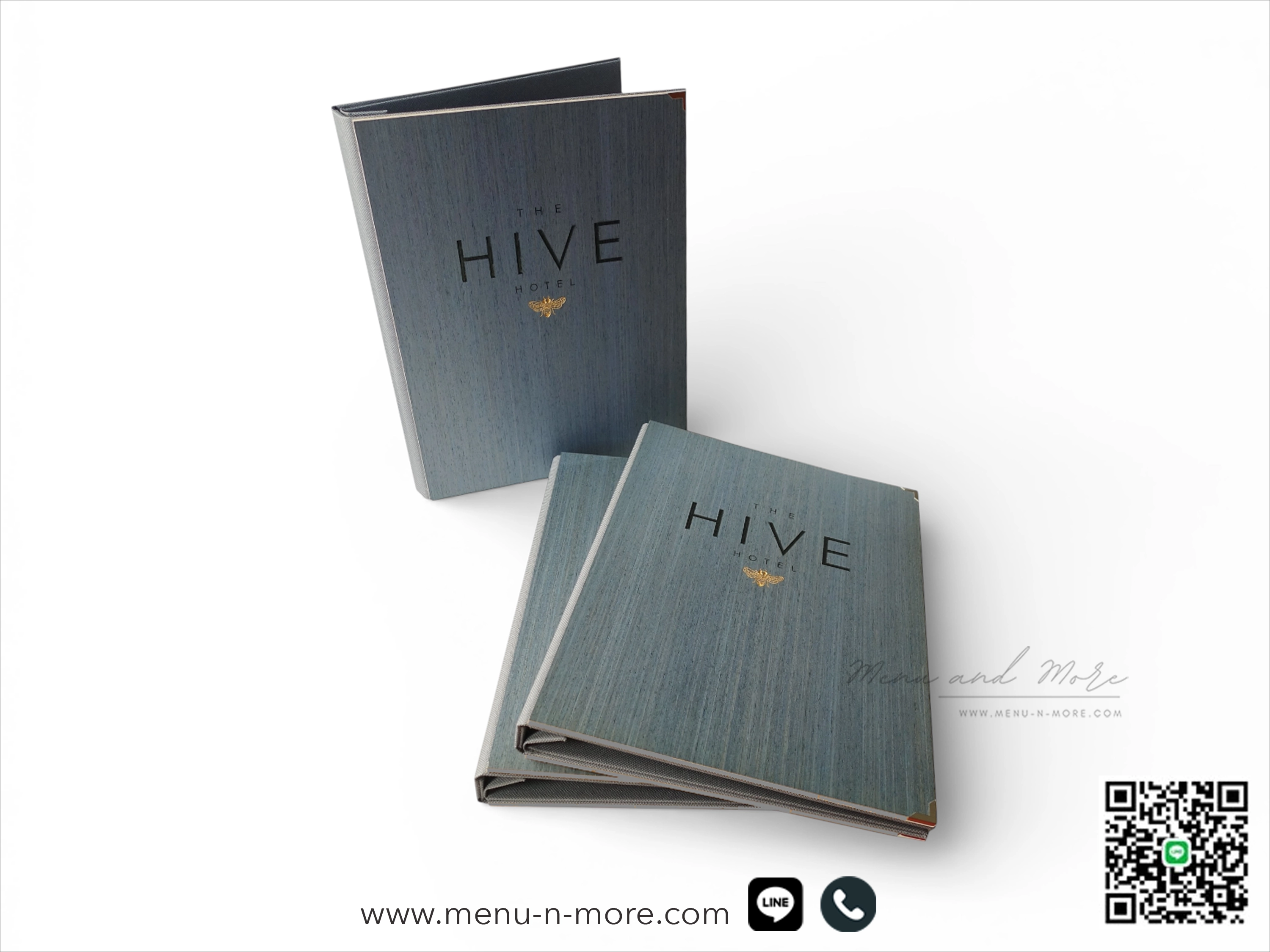 ปกเมนูอาหารทำจากไม้