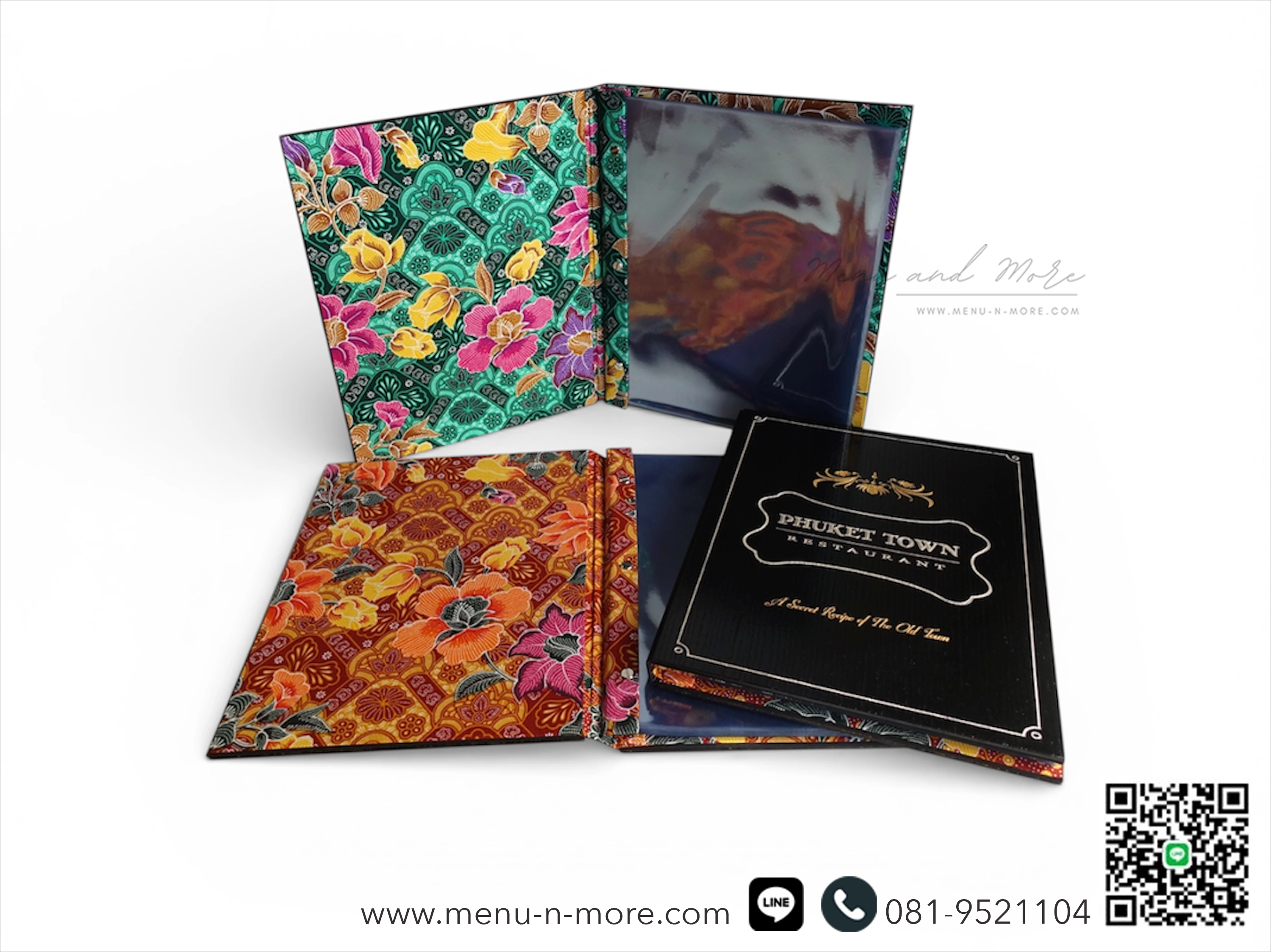 แฟ้มเมนูทำจากไม้