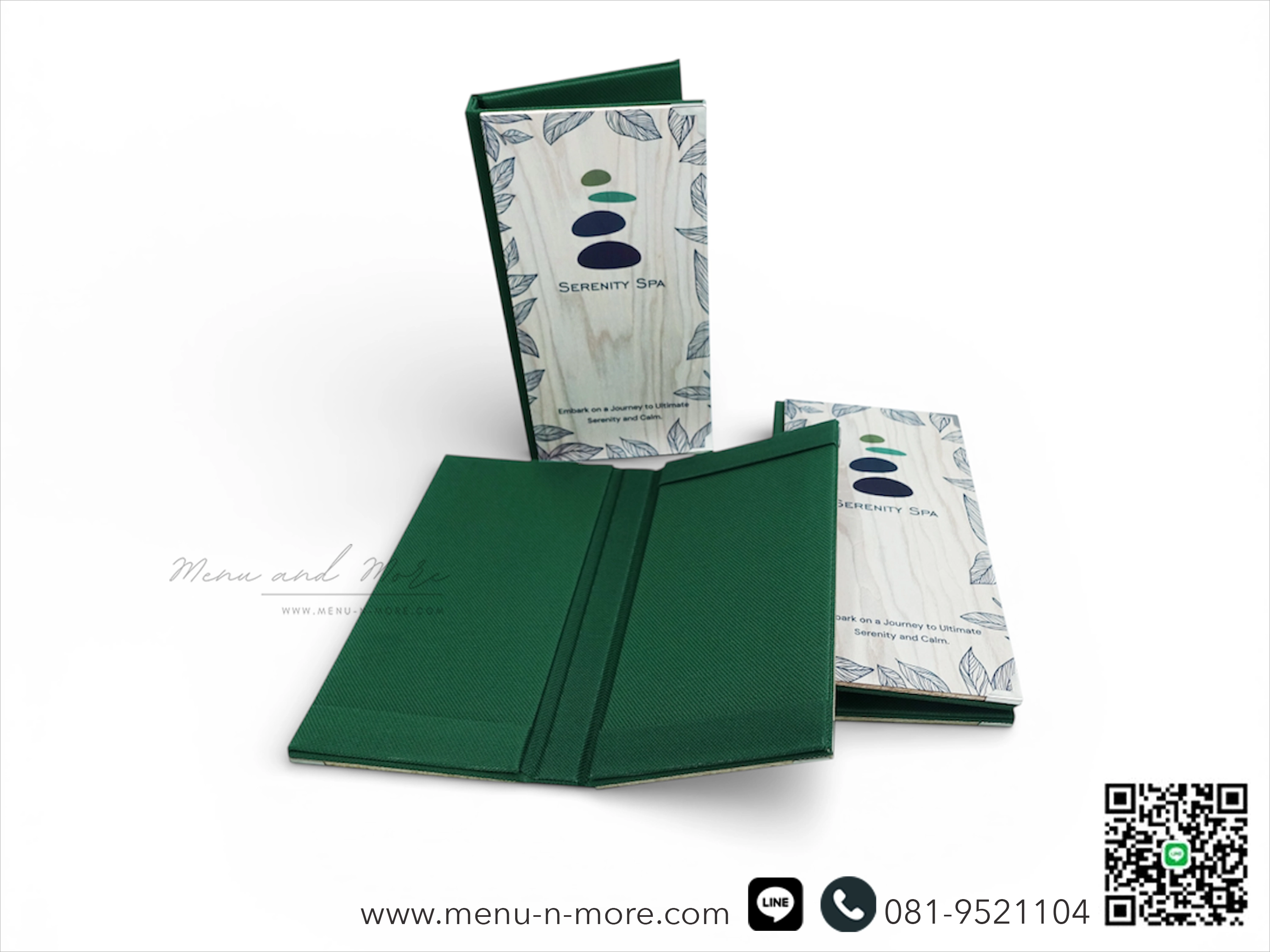 แฟ้มปกเมนูไม้