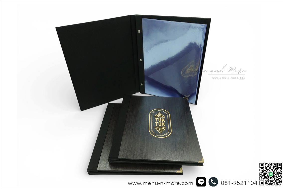 แฟ้มเมนูร้านอาหารไทย