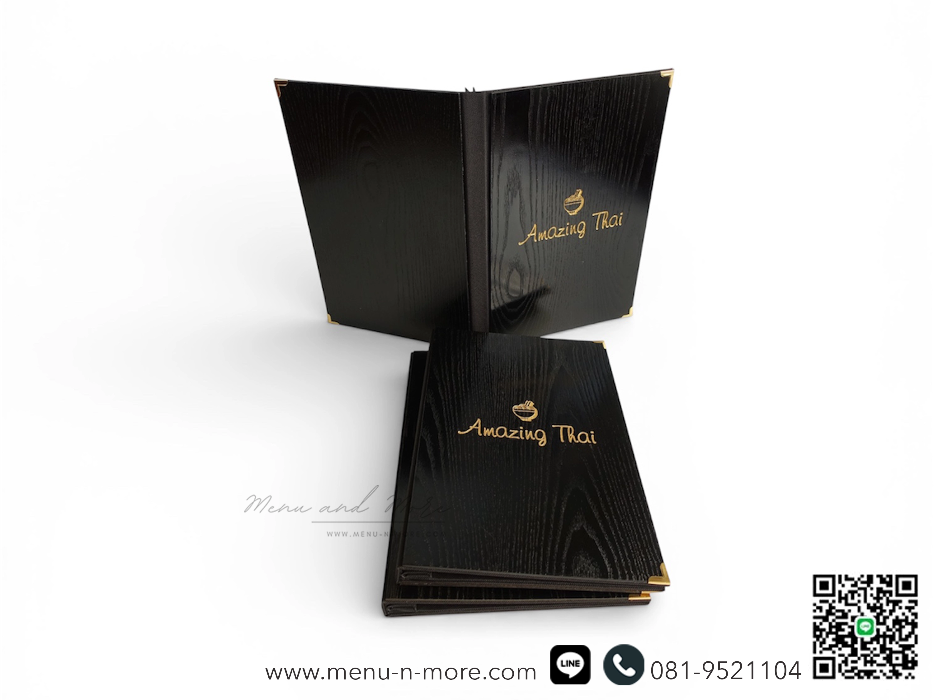 แฟ้มปกเมนูไม้