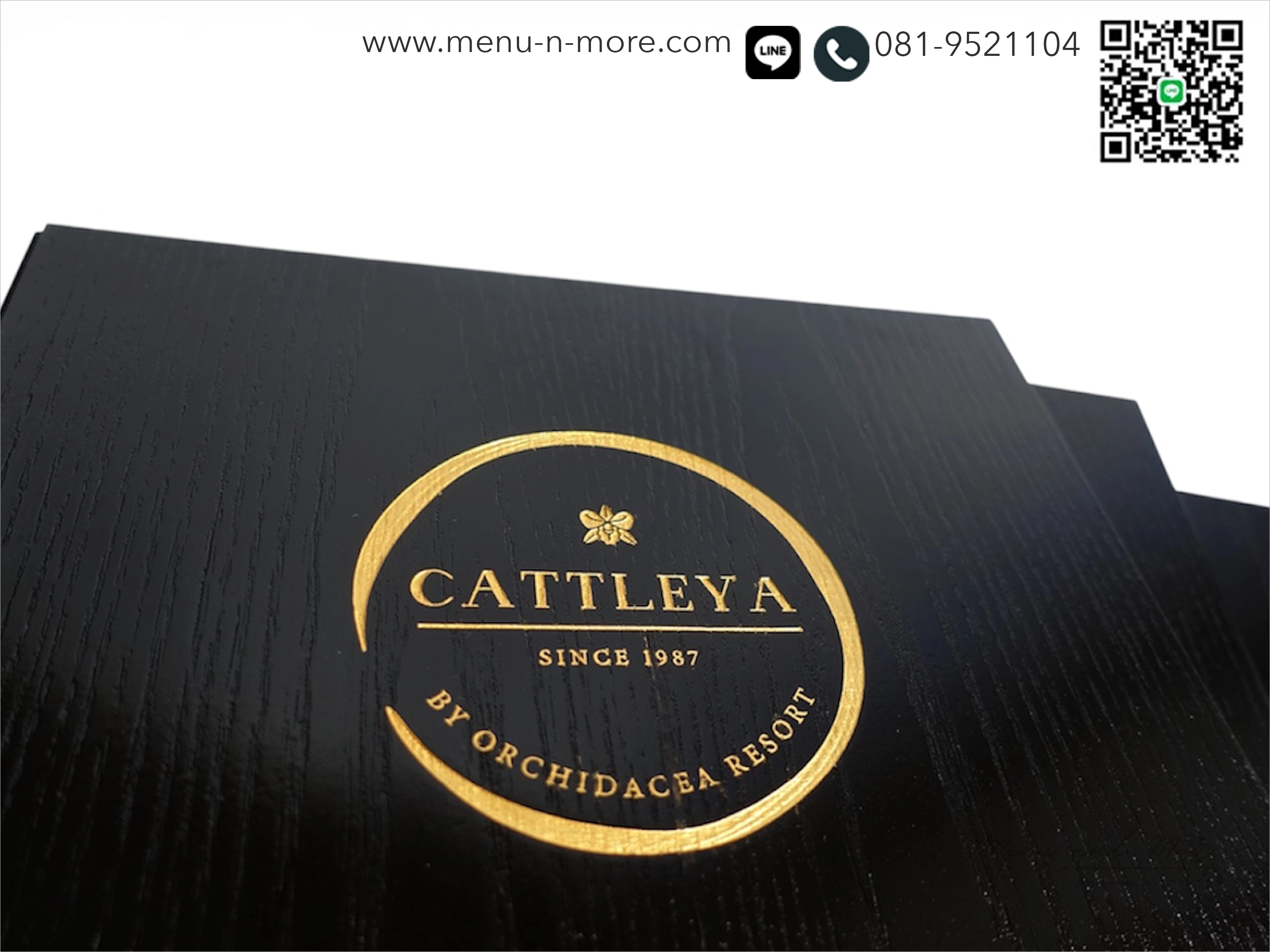 แฟ้มเมนูไม้คุณภาพดี