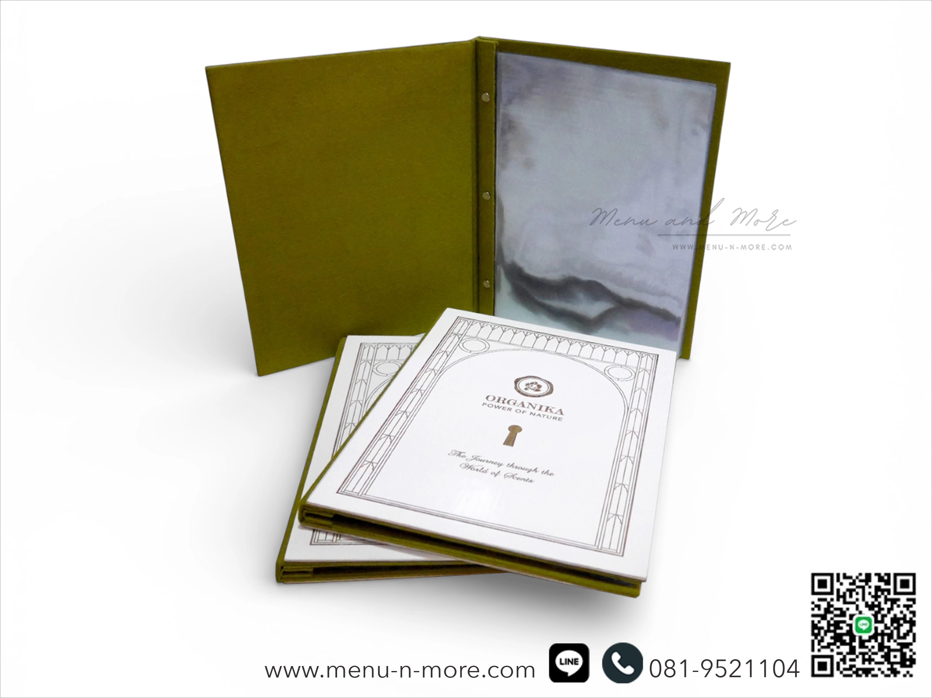 แฟ้มเมนูไม้