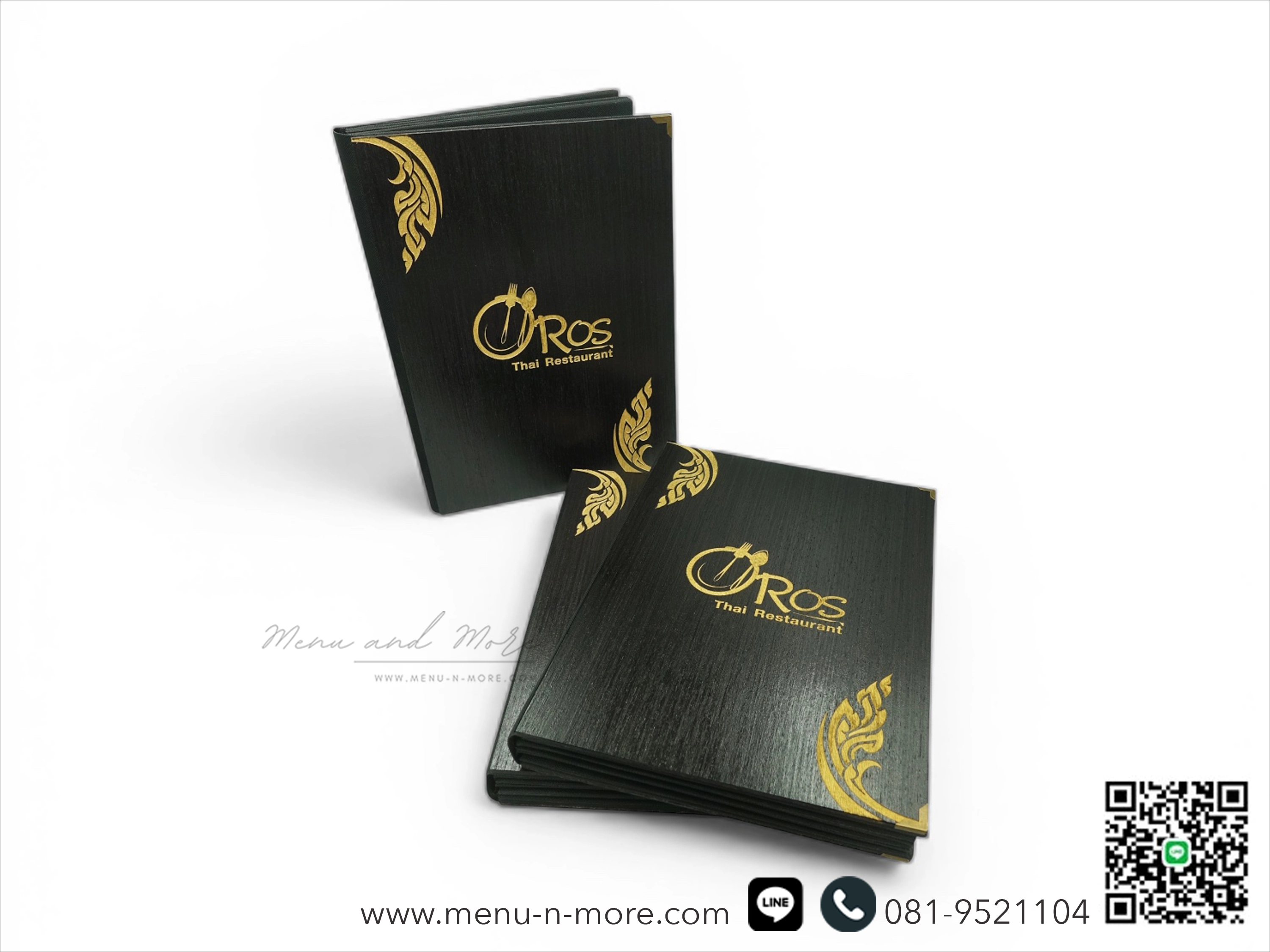 แฟ้มปกเมนูไม้เลเซอร์