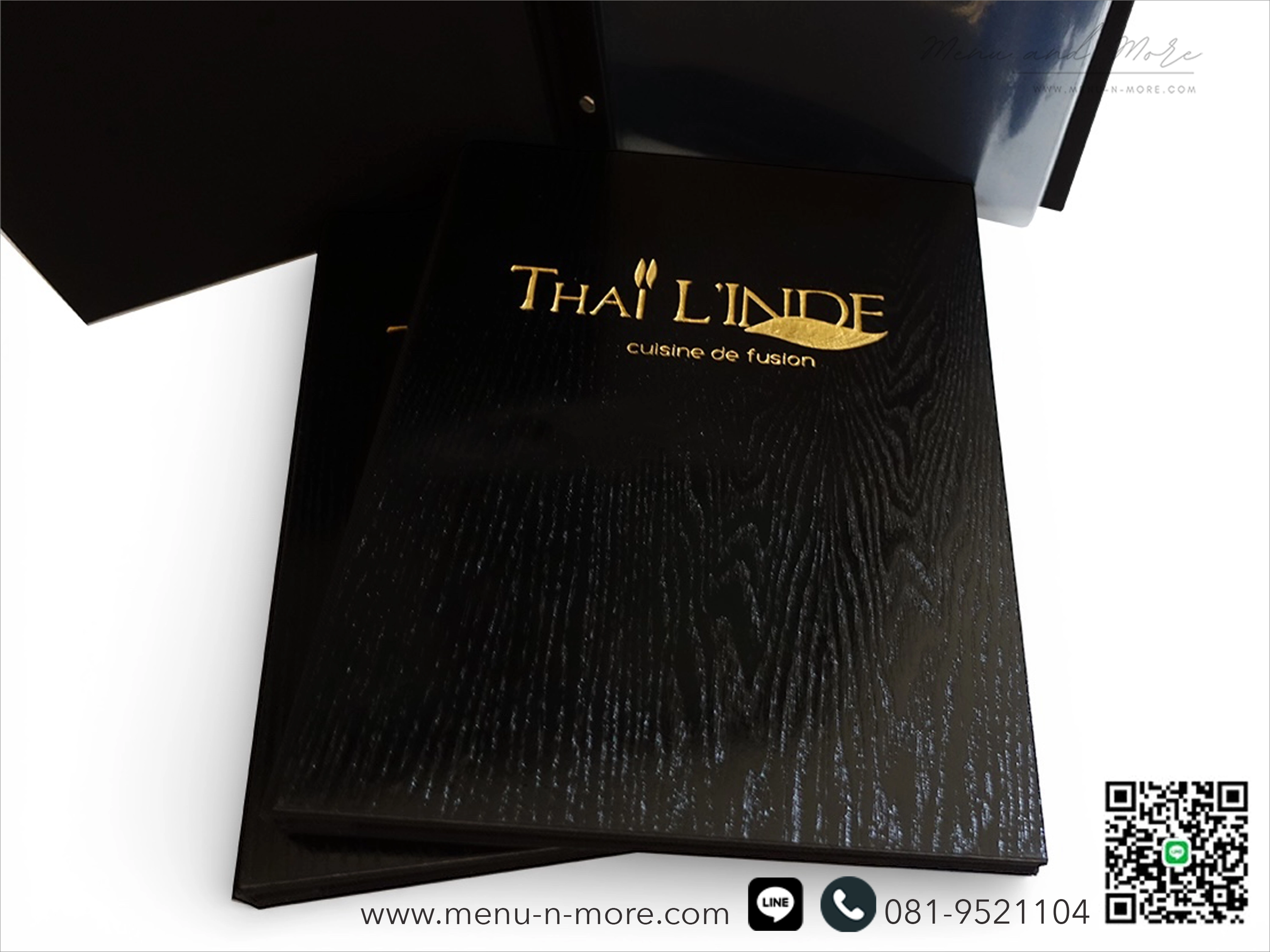 แฟ้มปกเมนูไม้เลเซอร์