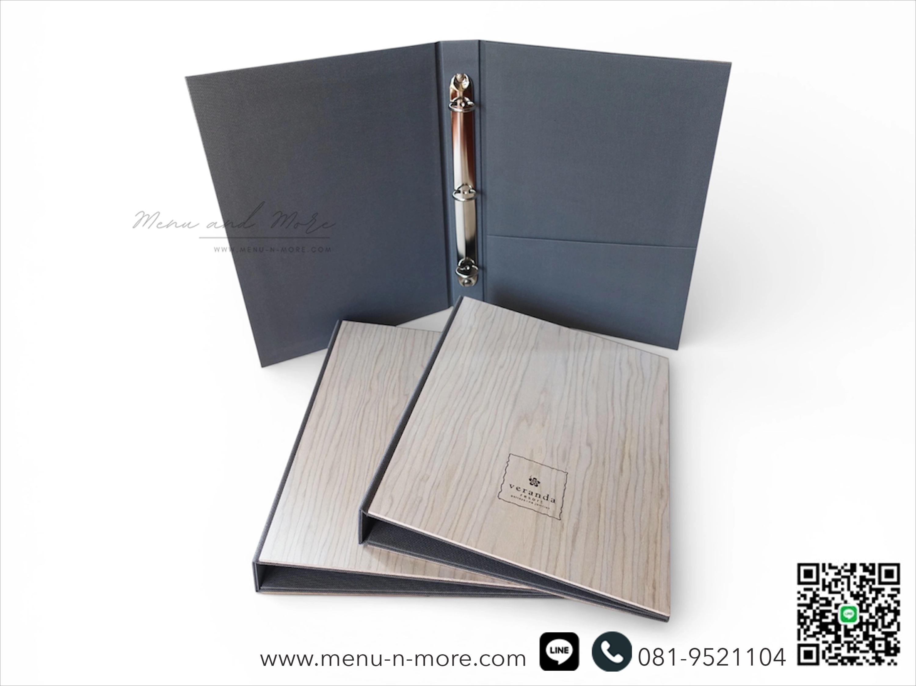 แฟ้มเมนูไม้