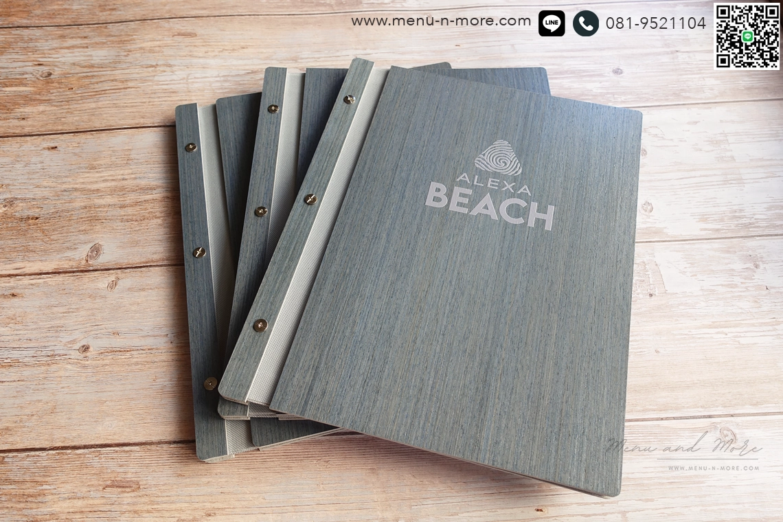 แฟ้มเมนูคุณภาพดีพิมพ์โลโก้