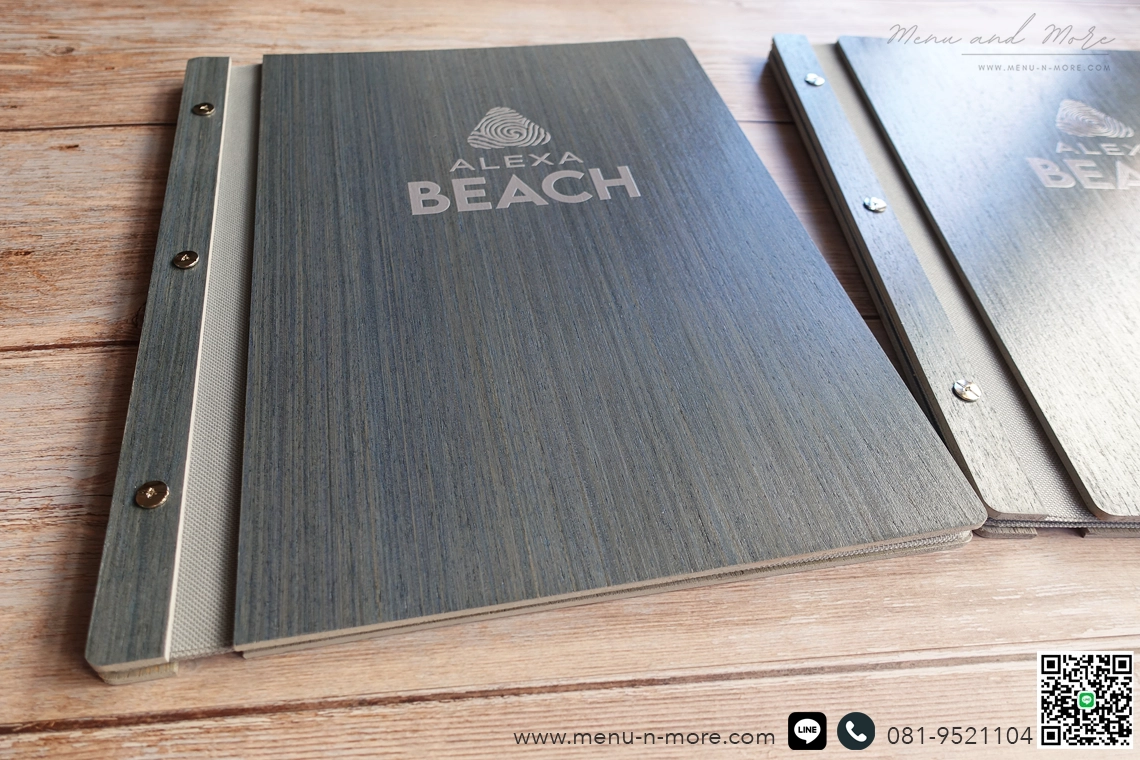 แฟ้มเมนูดีไซน์สวยงามมีเอกลักษณ์