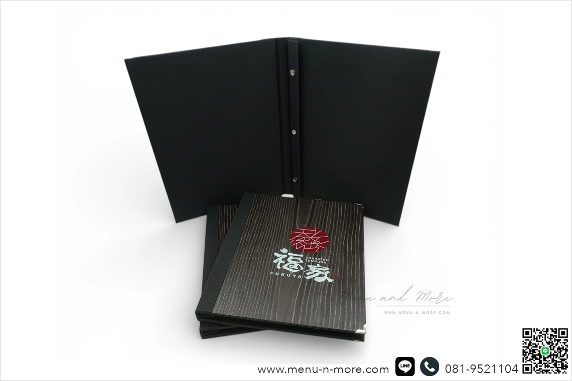 แฟ้มเมนูไม้