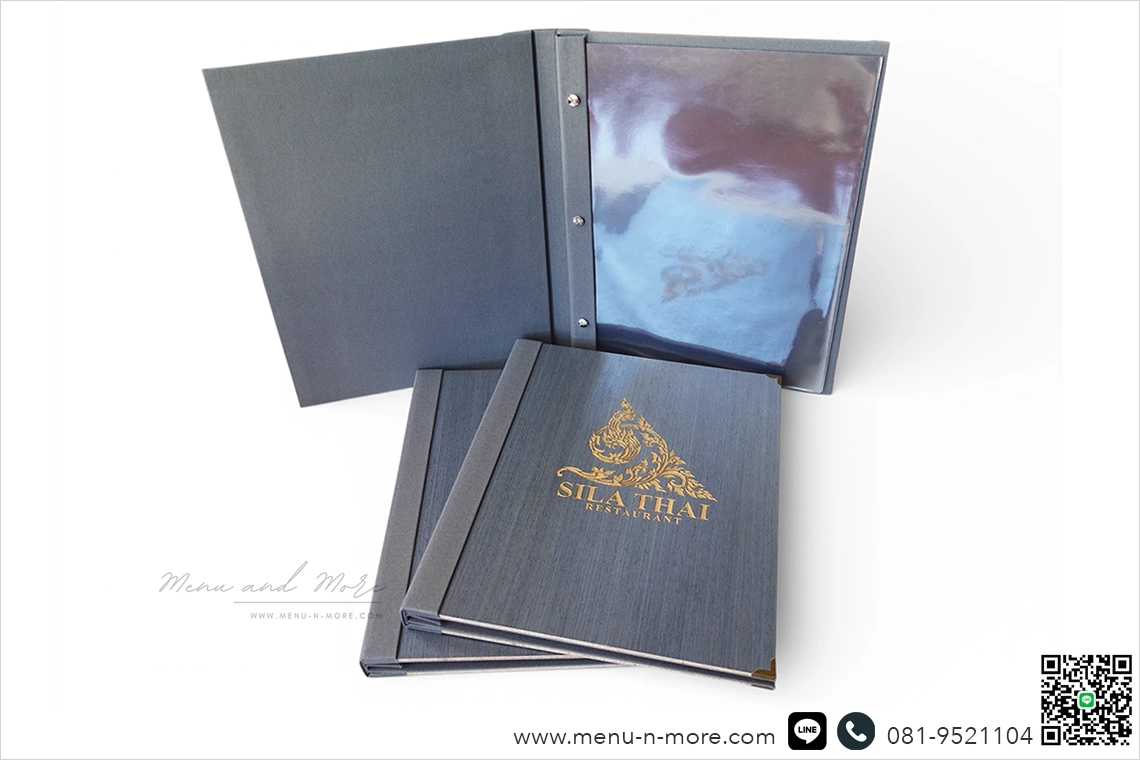 แฟ้มเมนูไม้คุณภาพดี