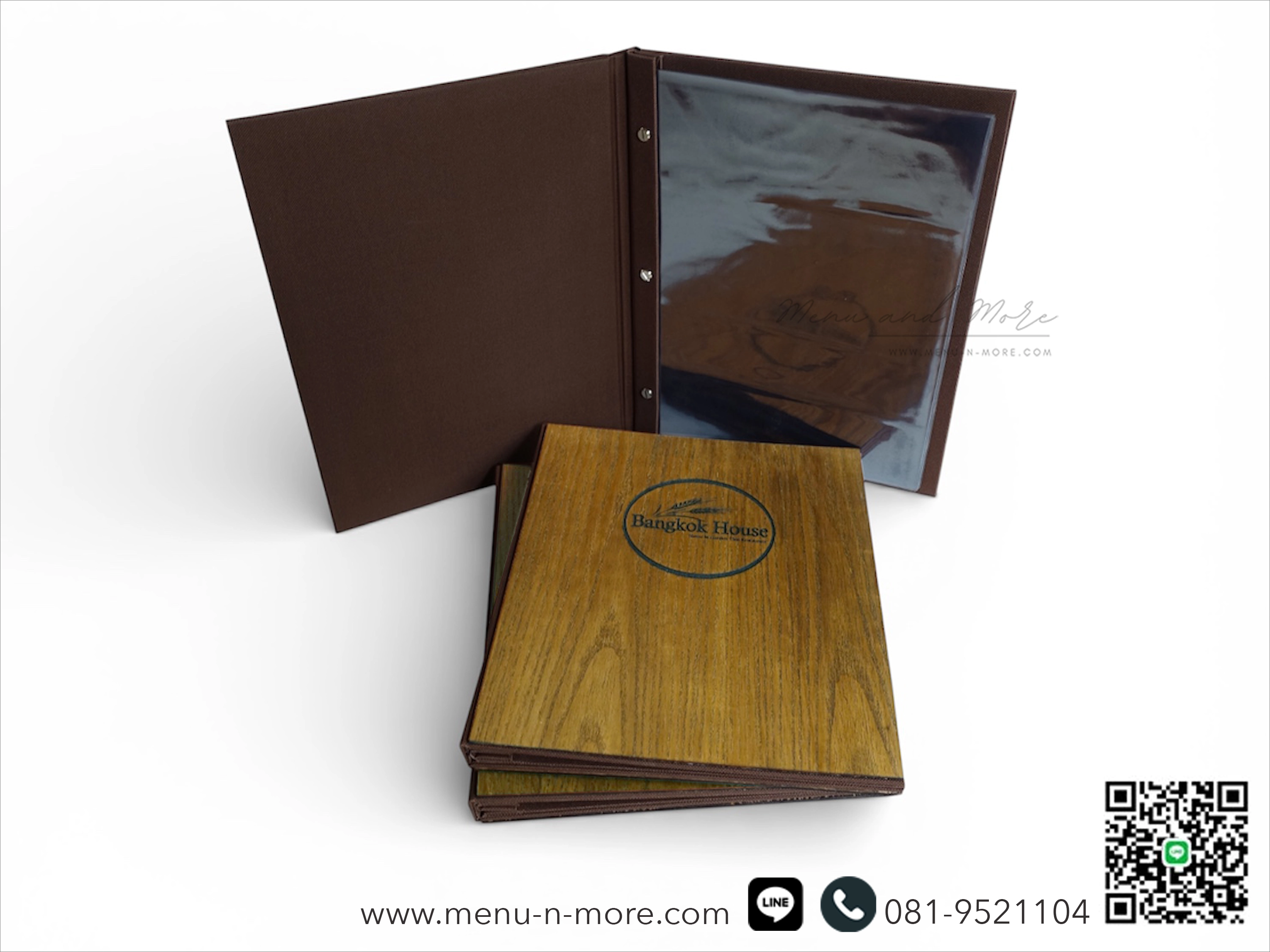 แฟ้มเมนูไม้
