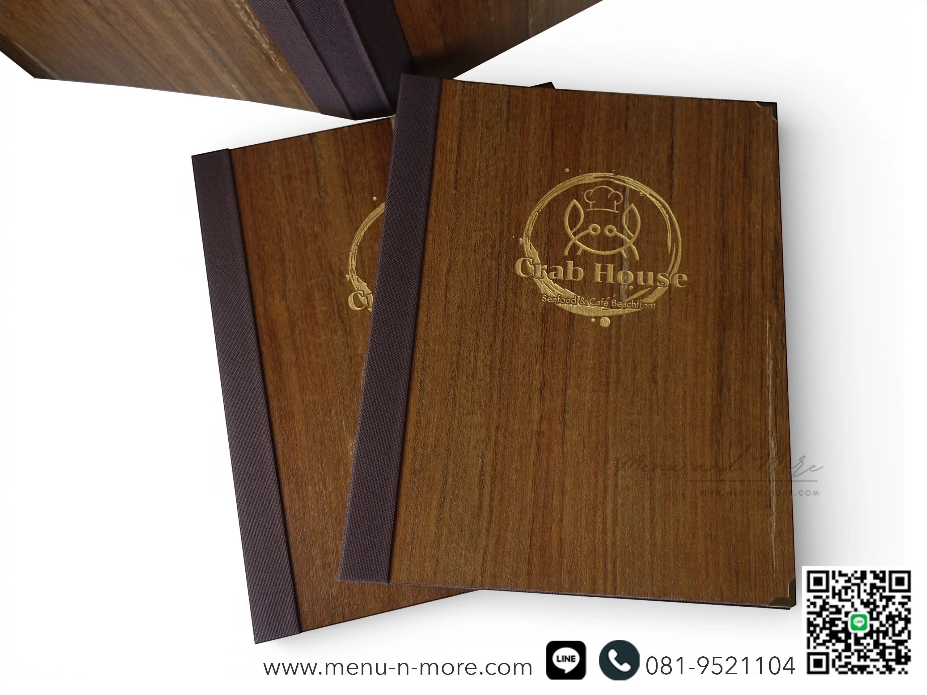 ปกเมนูไม้