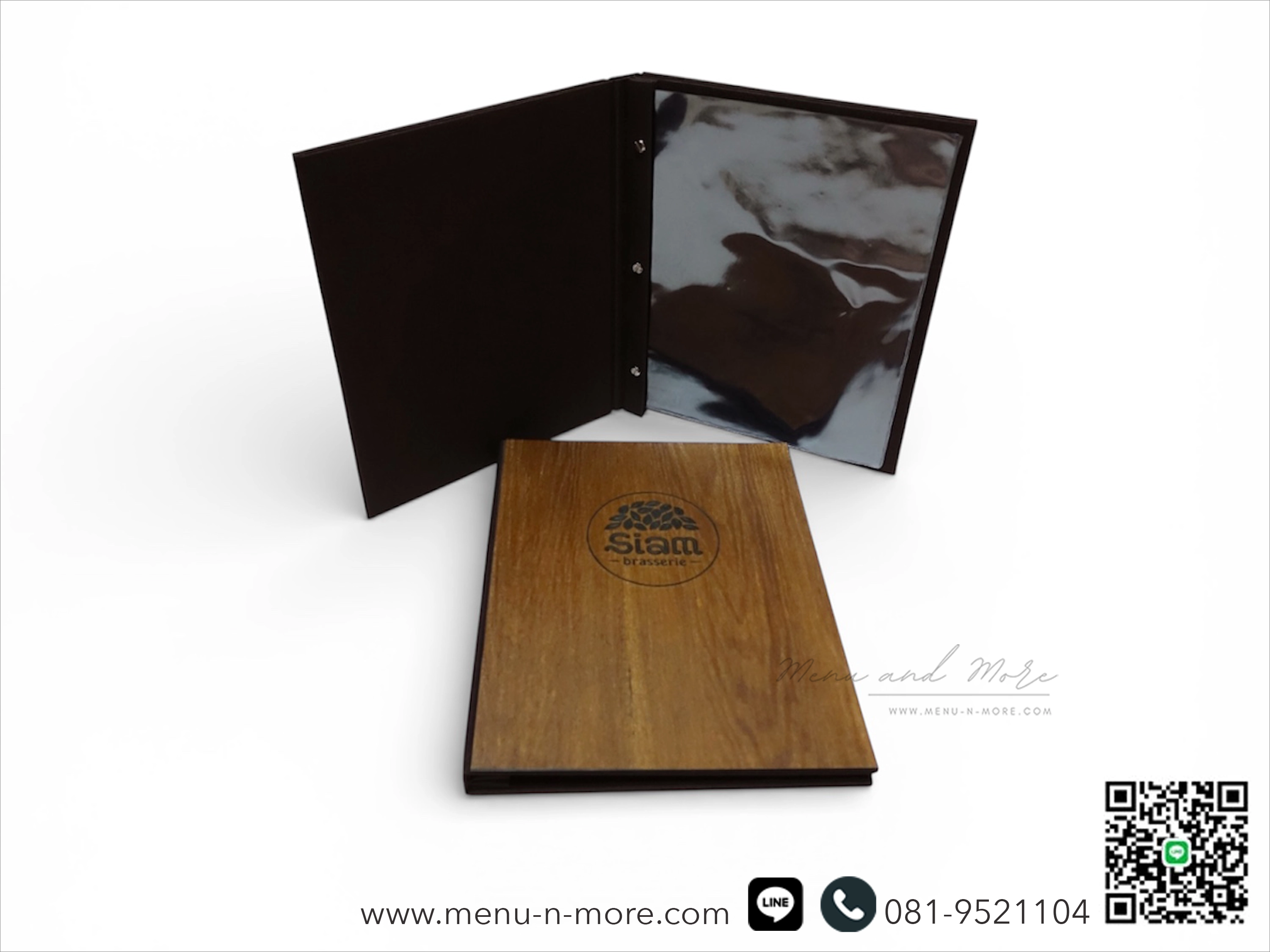 แฟ้มเมนูไม้