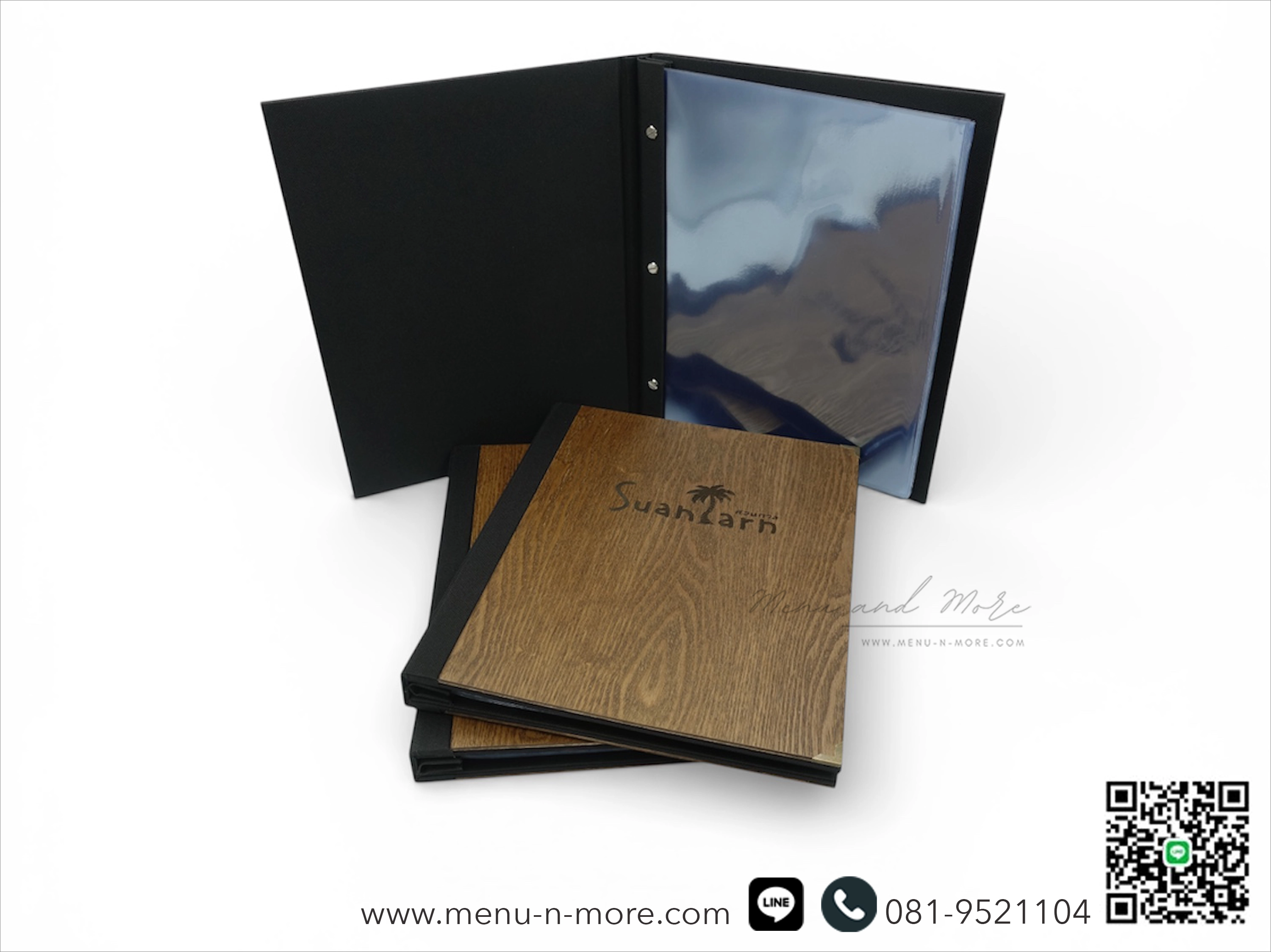 แฟ้มเมนูไม้
