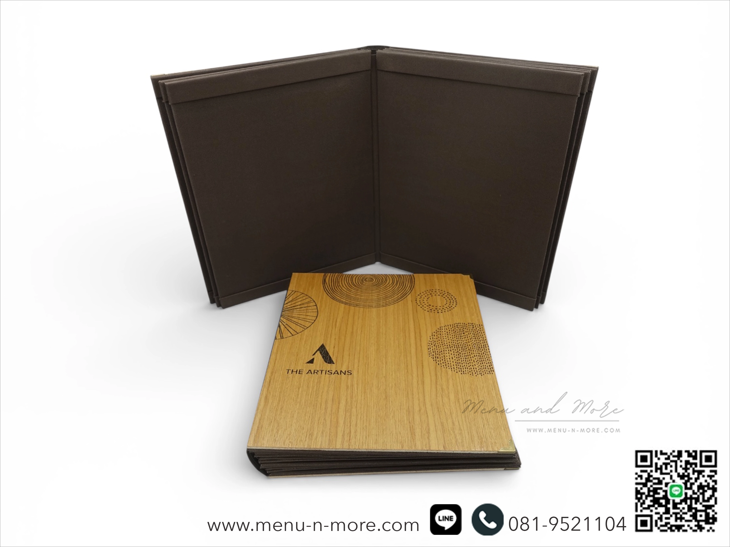 แฟ้มเมนูไม้