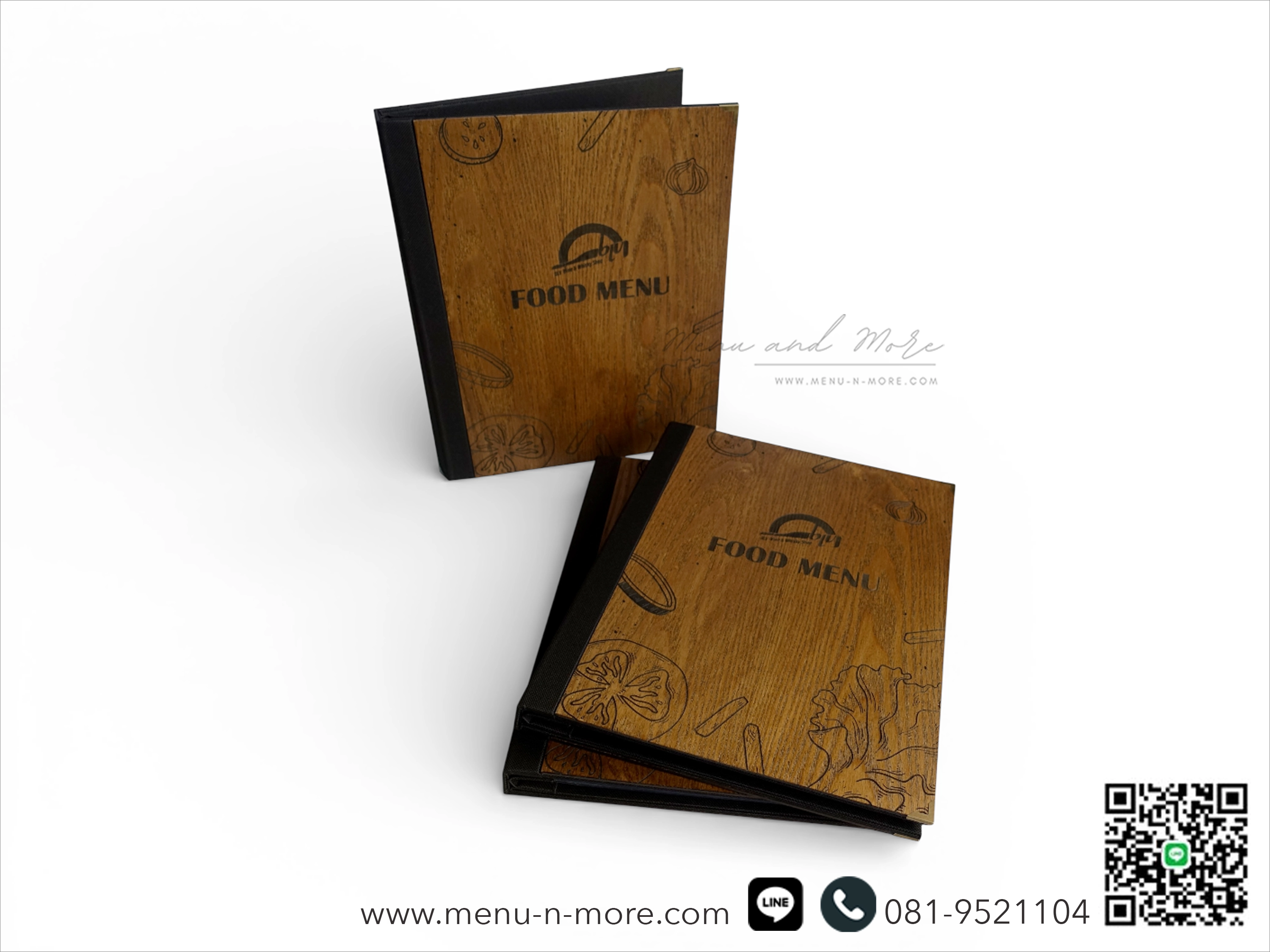 แฟ้มเมนูไม้