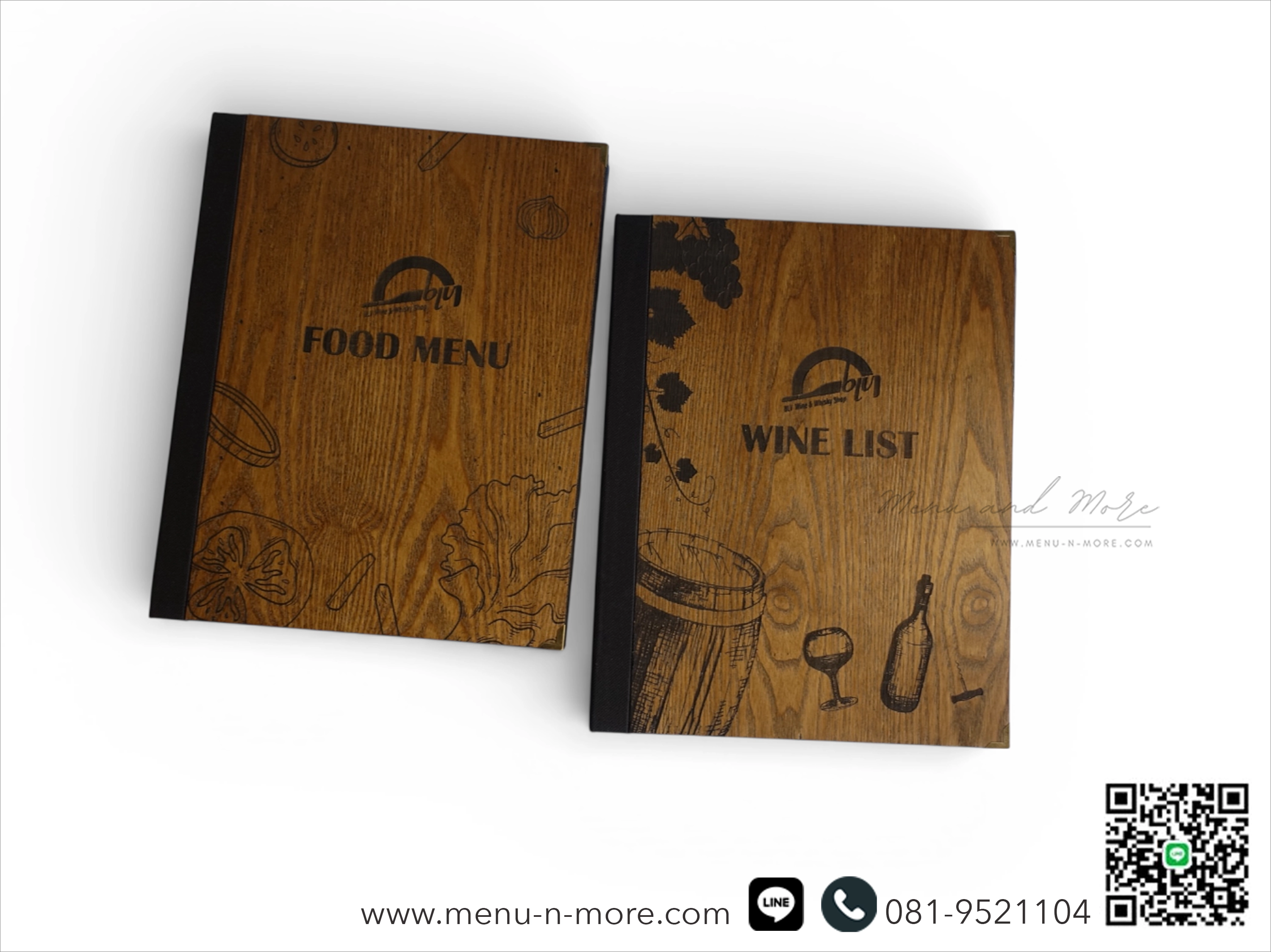 แฟ้มเมนูไม้