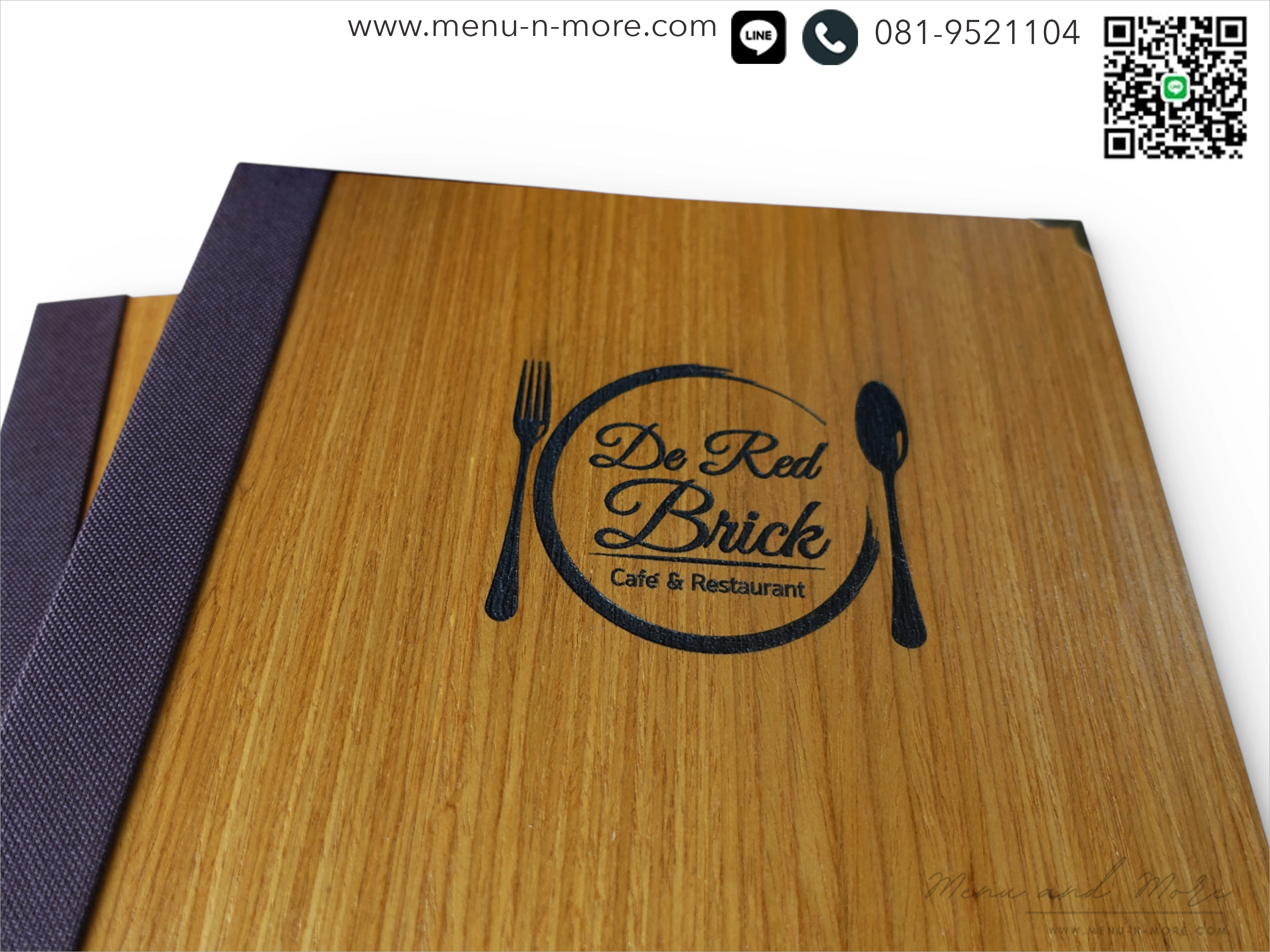 แฟ้มเมนูไม้คุณภาพดี