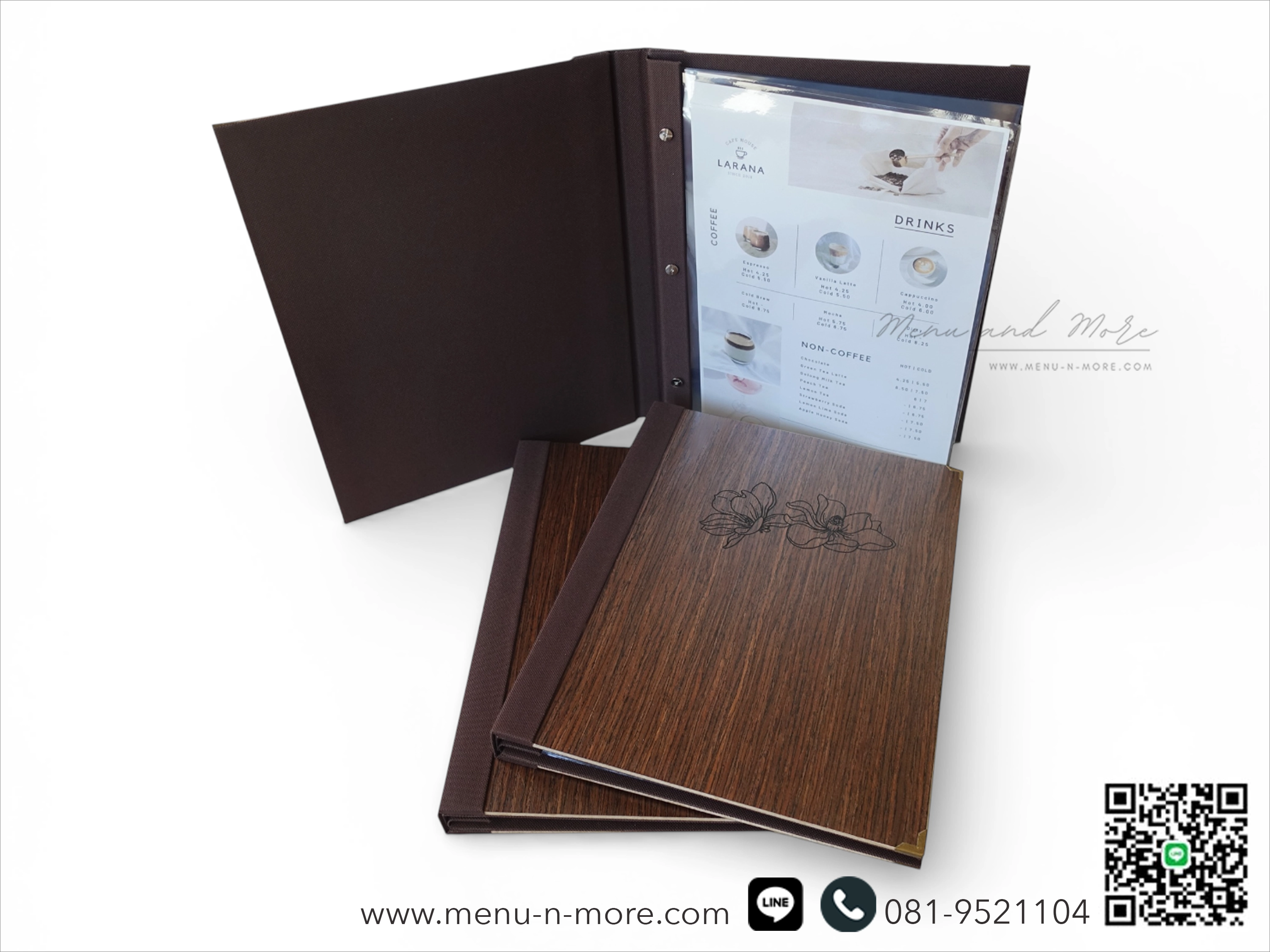 แฟ้มเมนูไม้