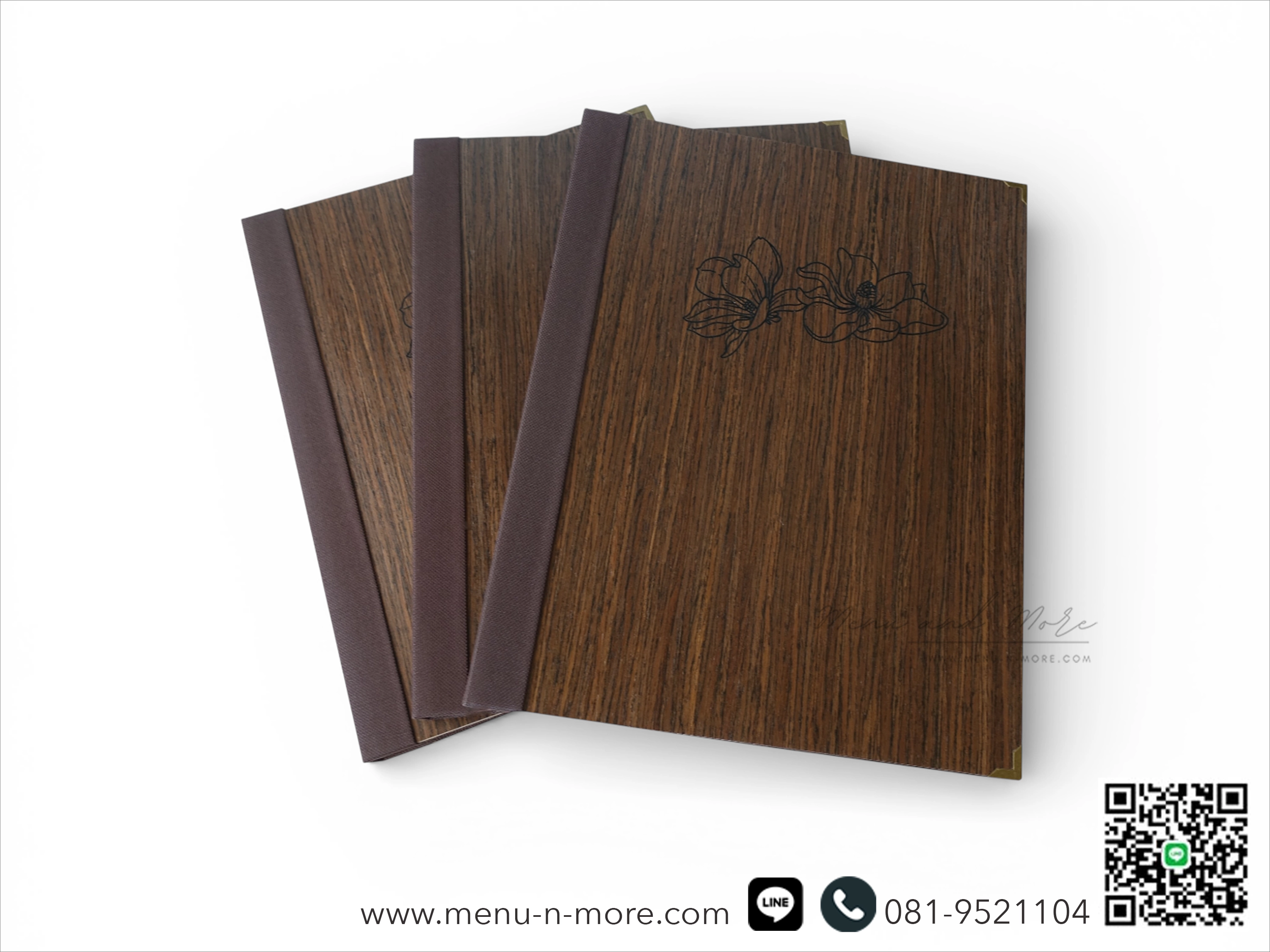 แฟ้มเมนูไม้