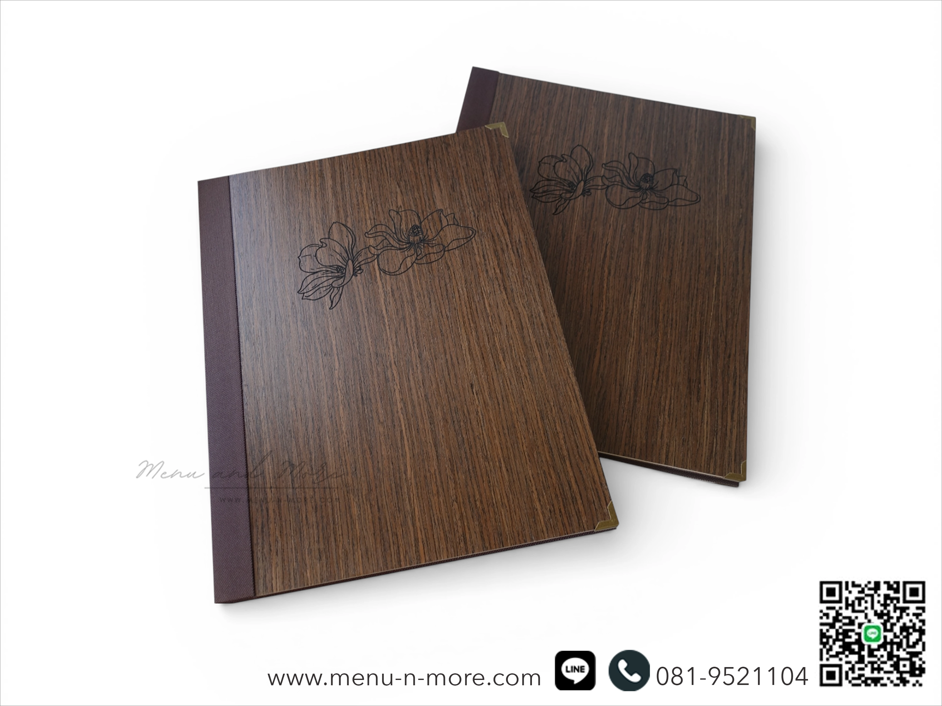 แฟ้มเมนูไม้