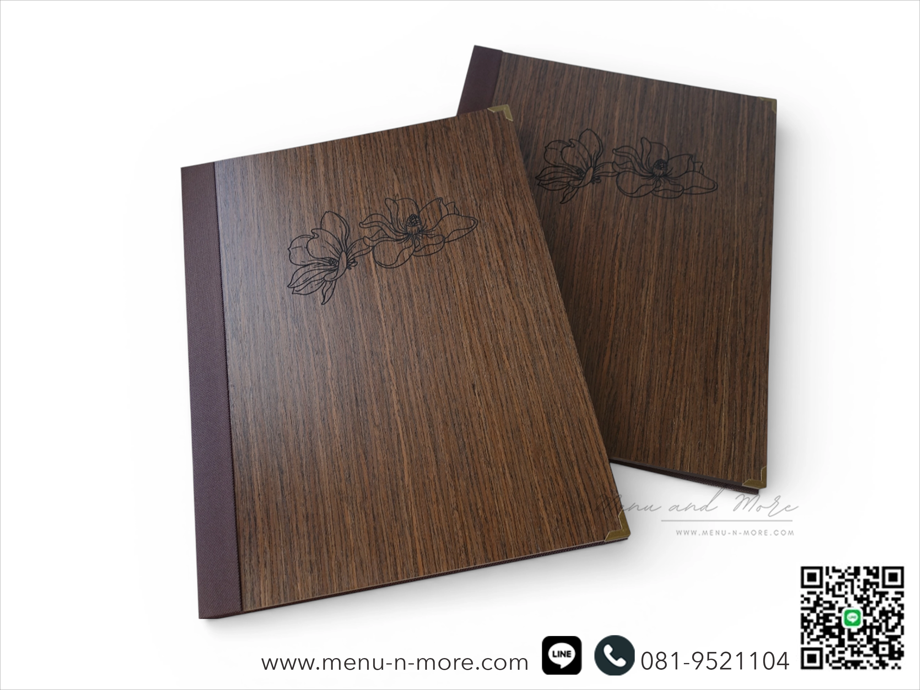 ปกเมนูไม้