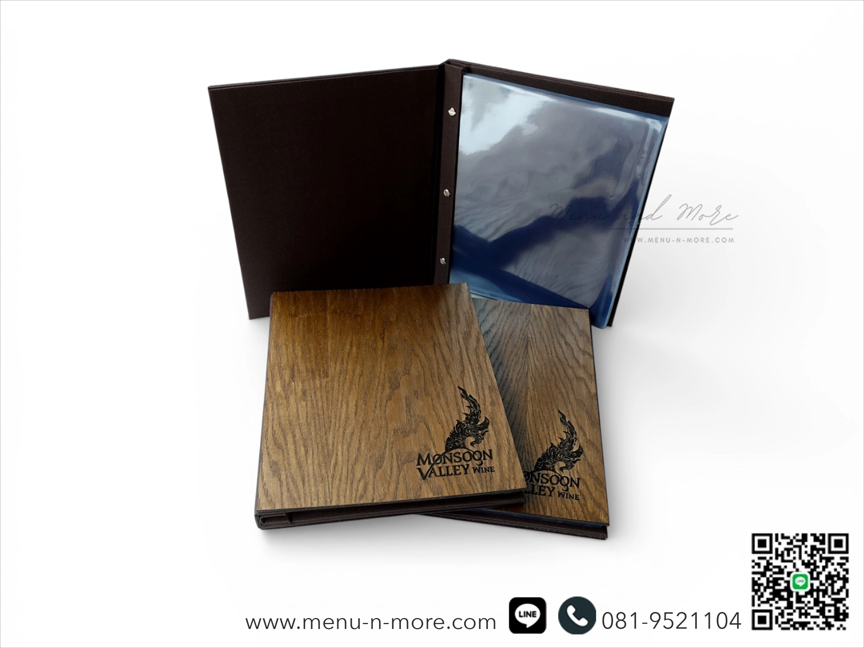 แฟ้มเมนูไม้