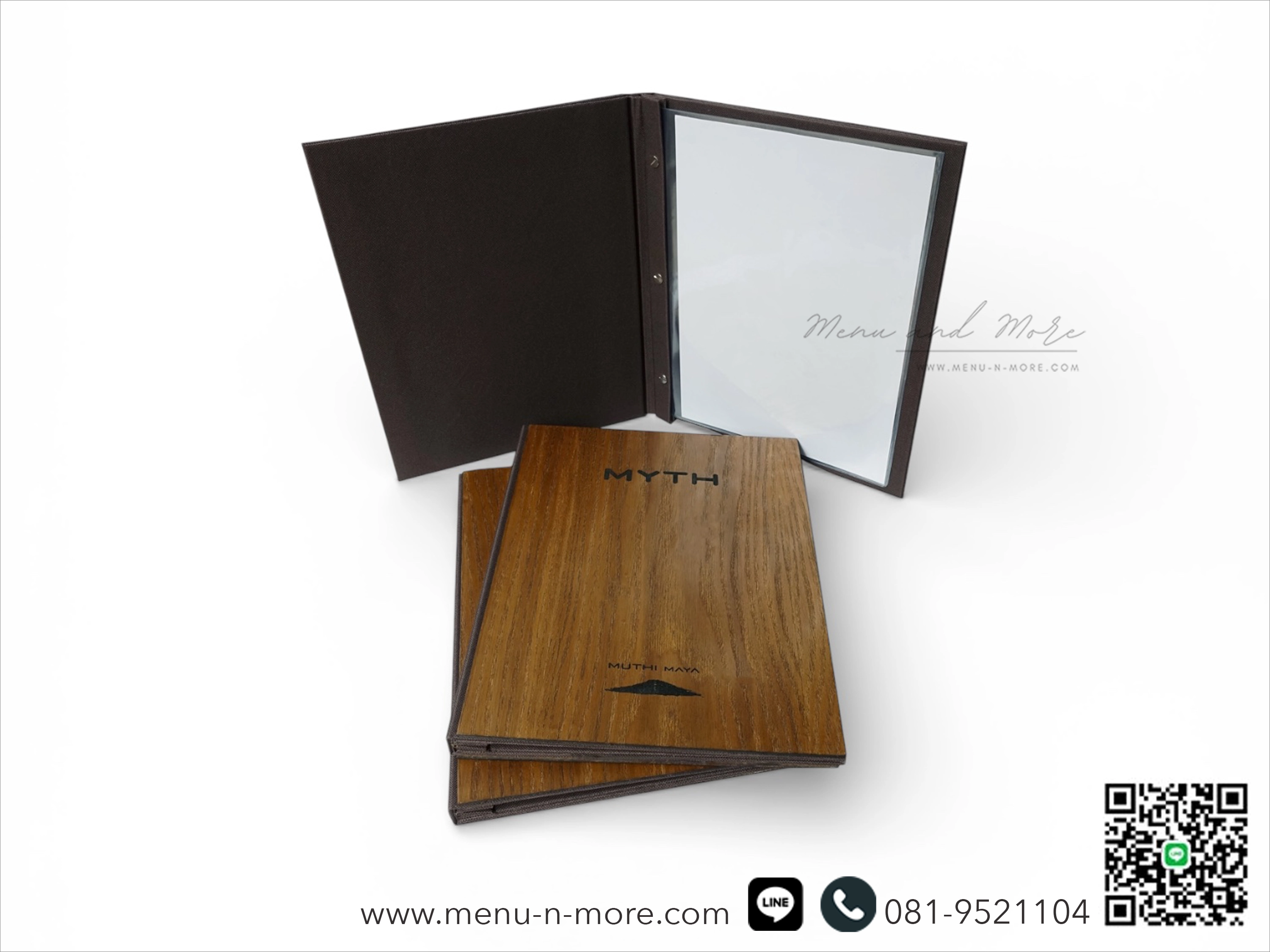 แฟ้มเมนูไม้