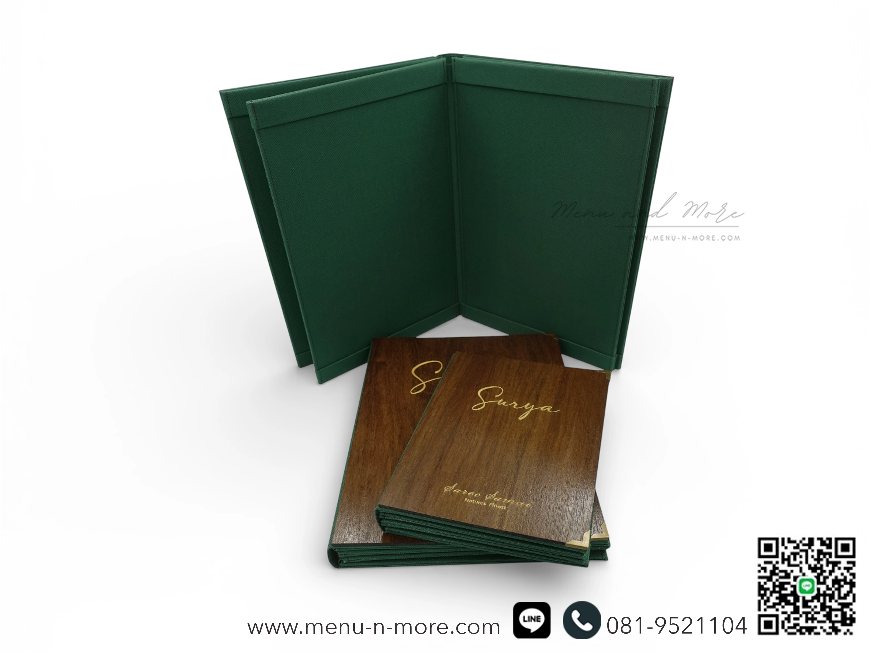แฟ้มเมนูไม้