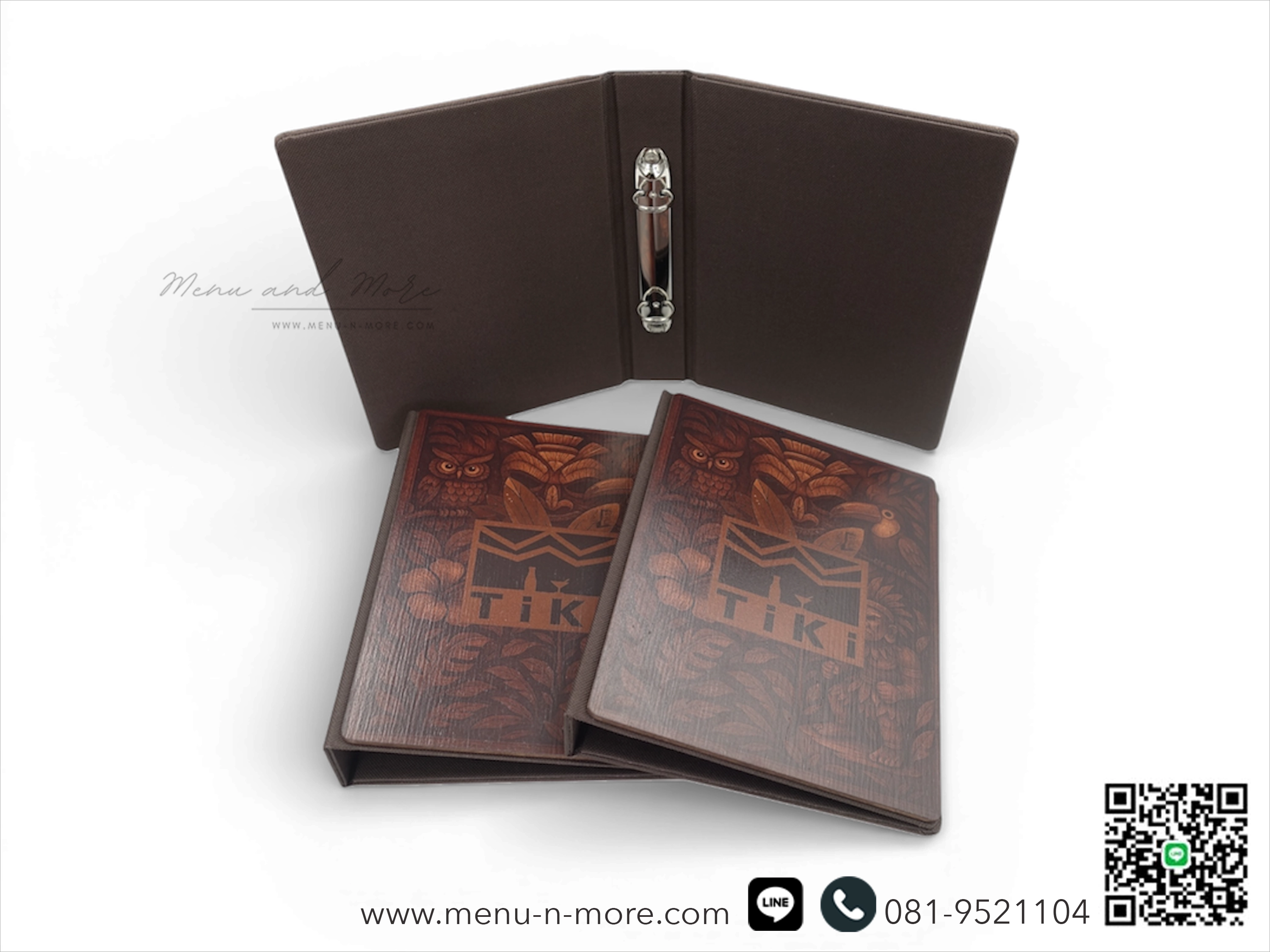 แฟ้มเมนูไม้