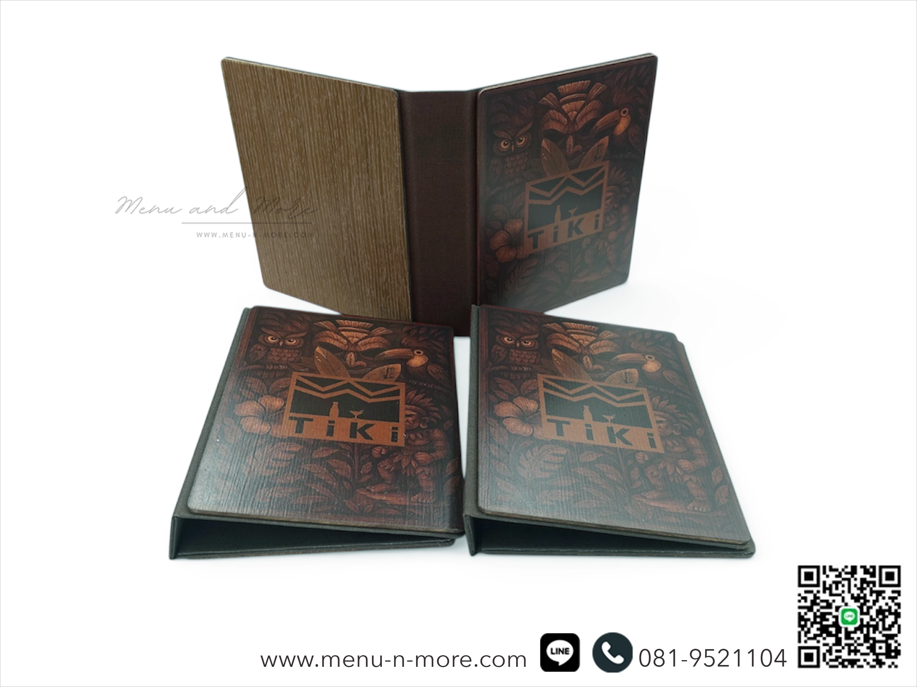 แฟ้มเมนูไม้