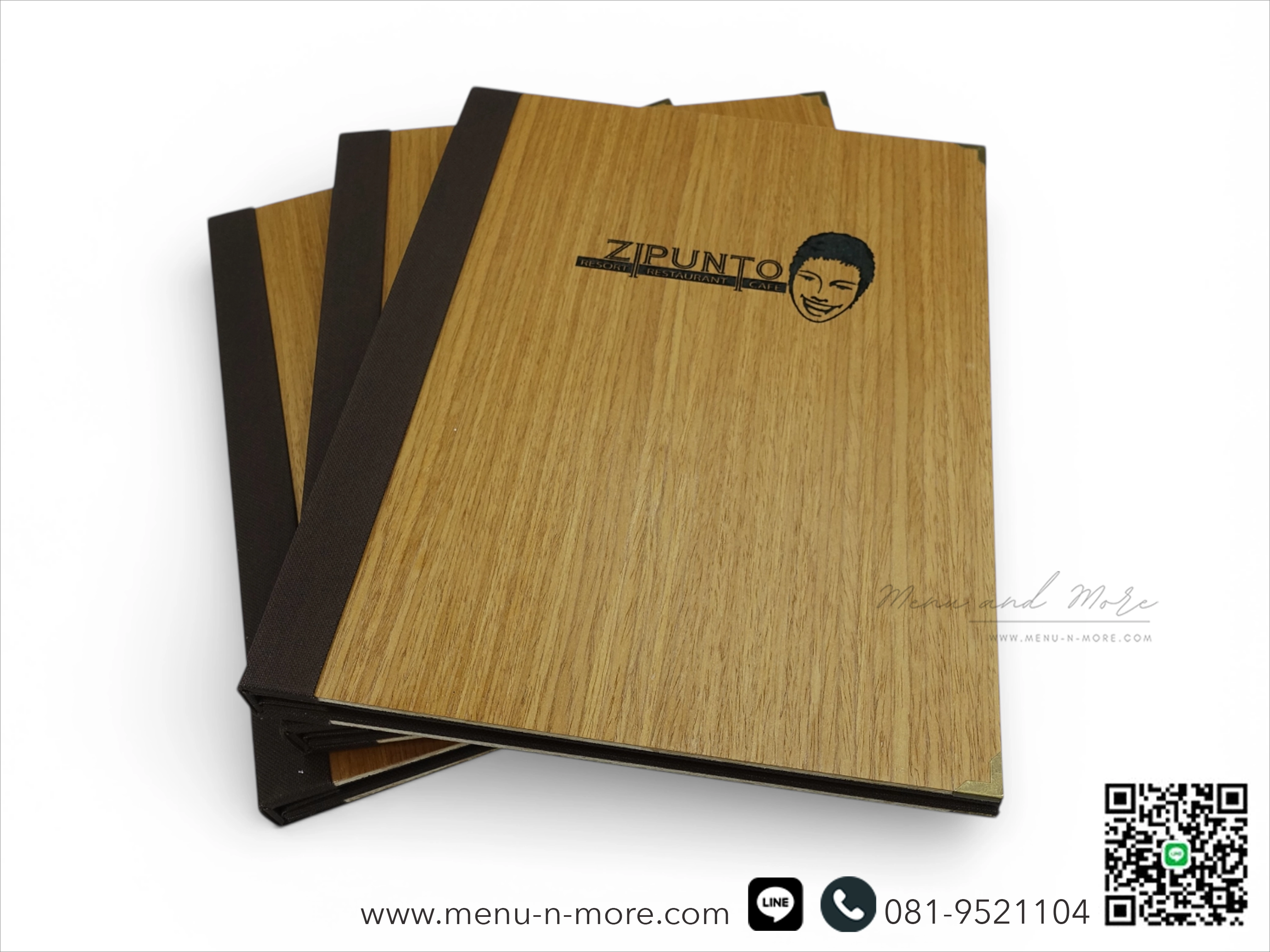 แฟ้มปกเมนูไม้