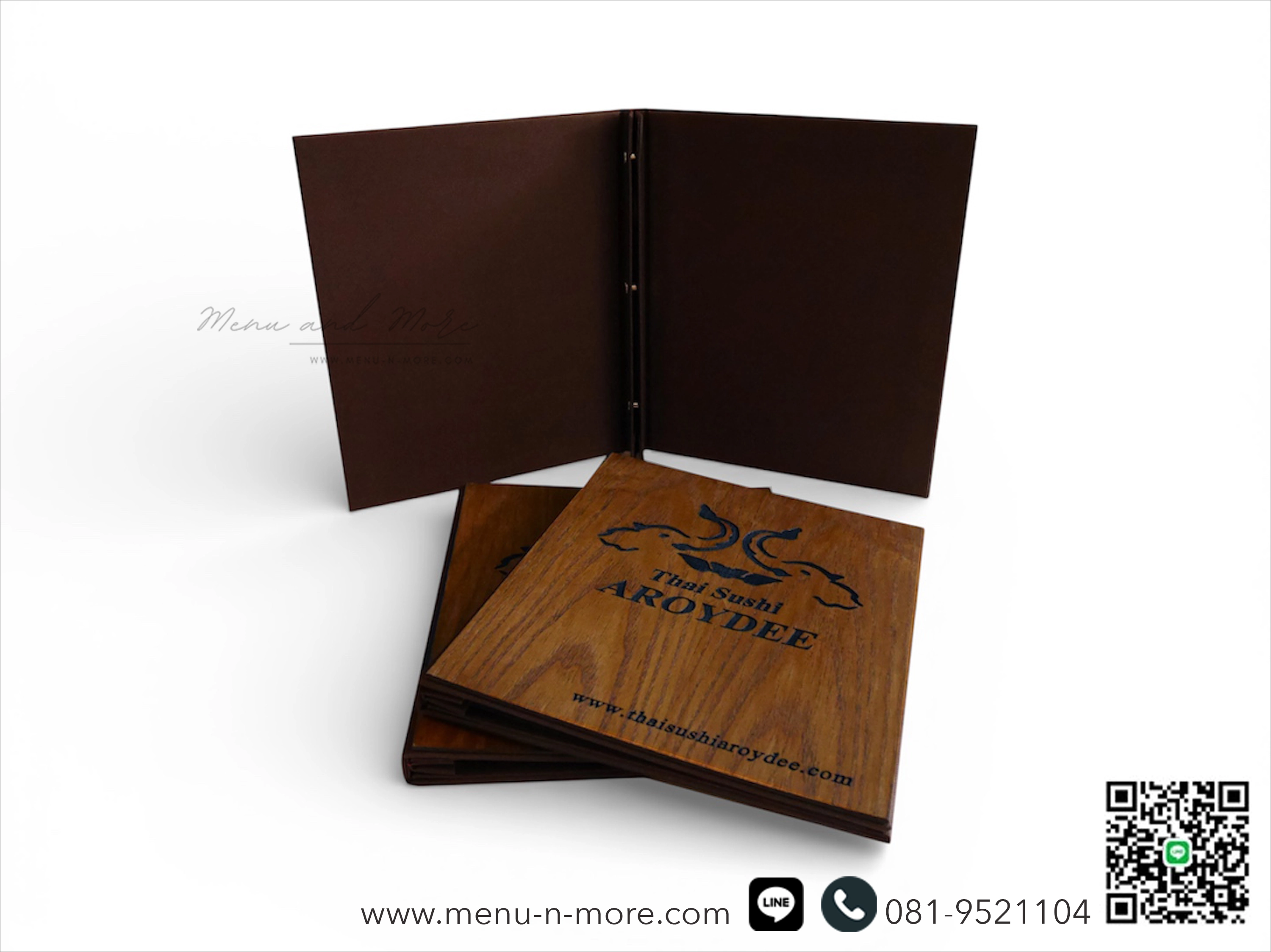 แฟ้มเมนูไม้