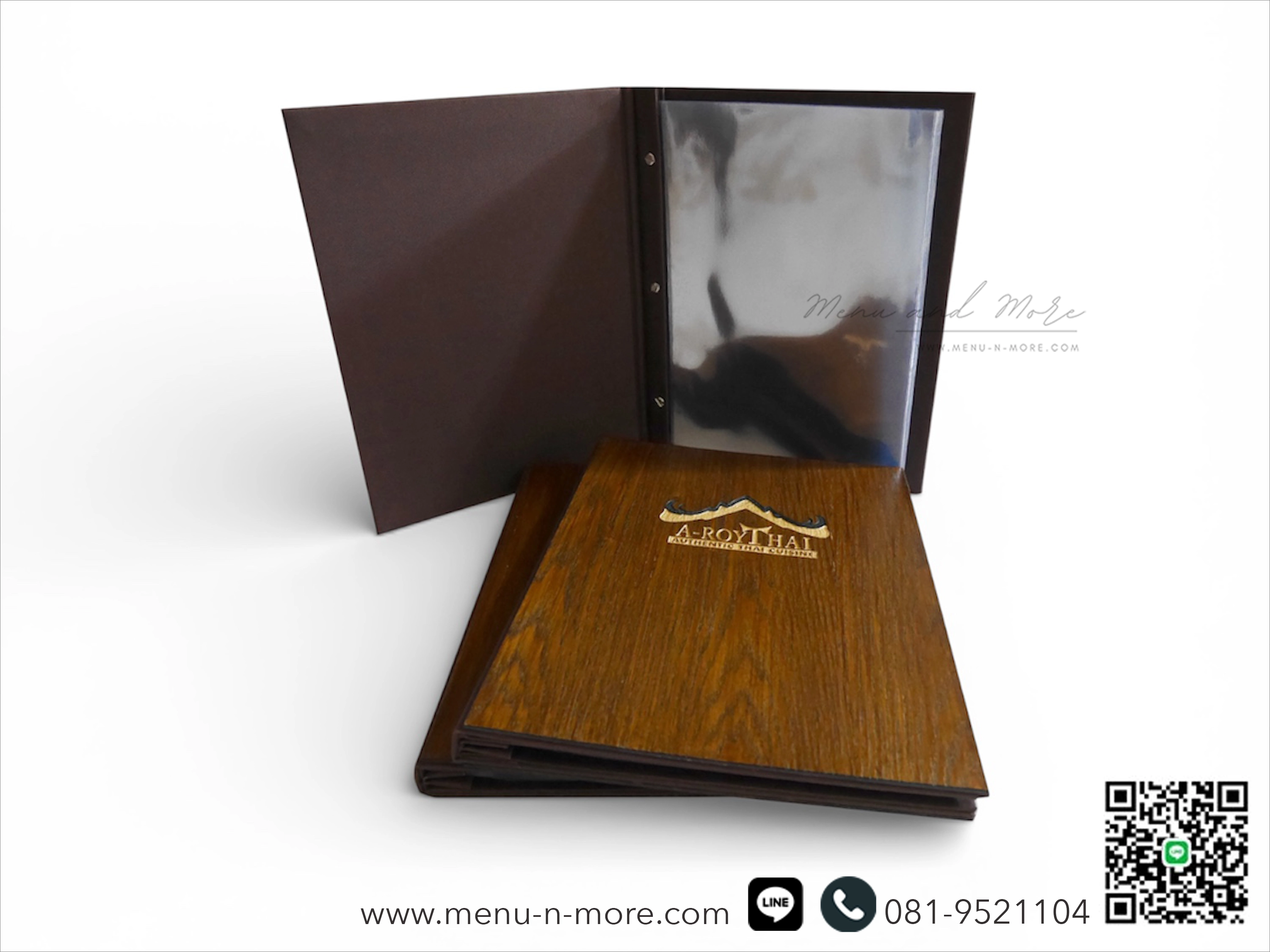 แฟ้มเมนูไม้