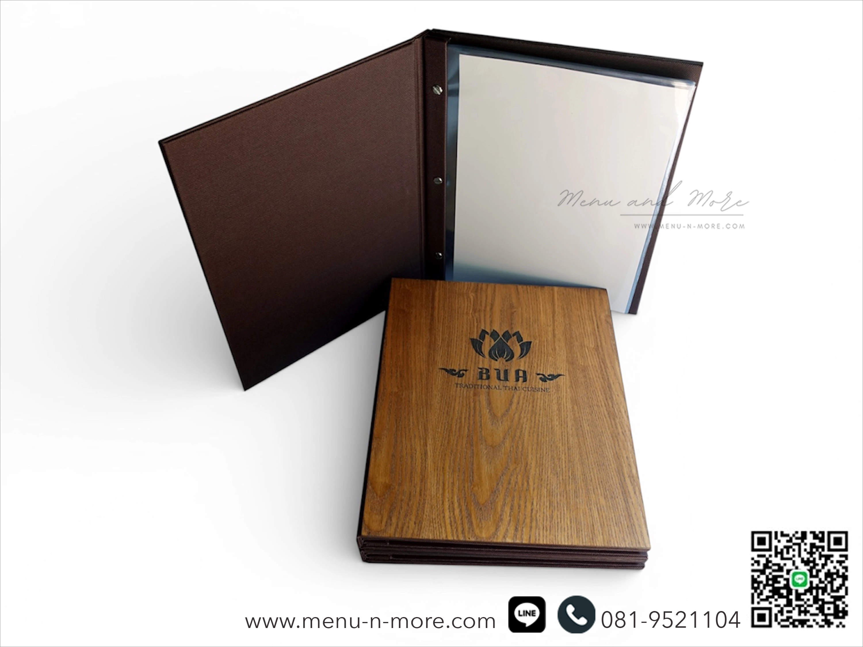 แฟ้มเมนูไม้