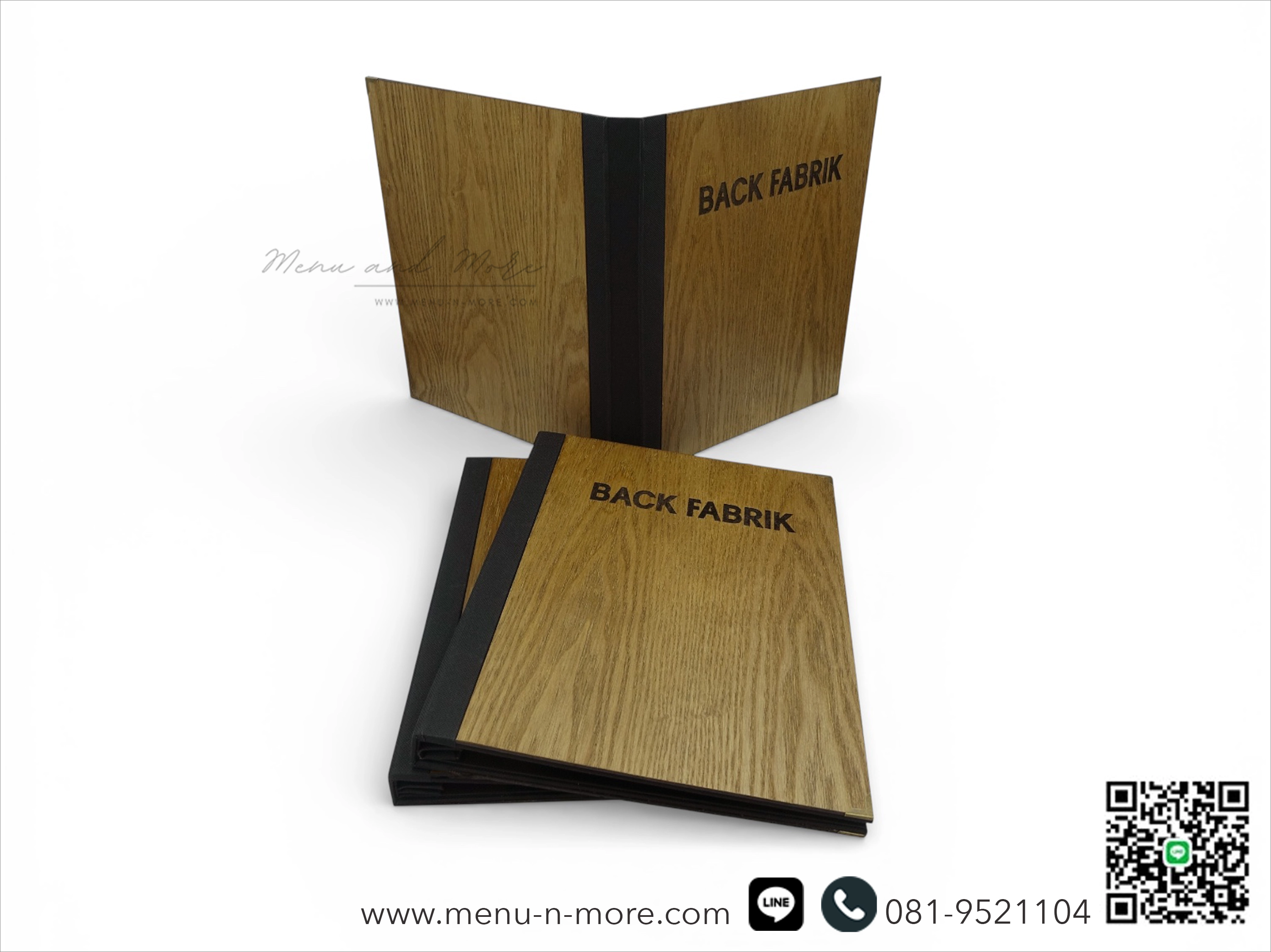 แฟ้มปกเมนูไม้