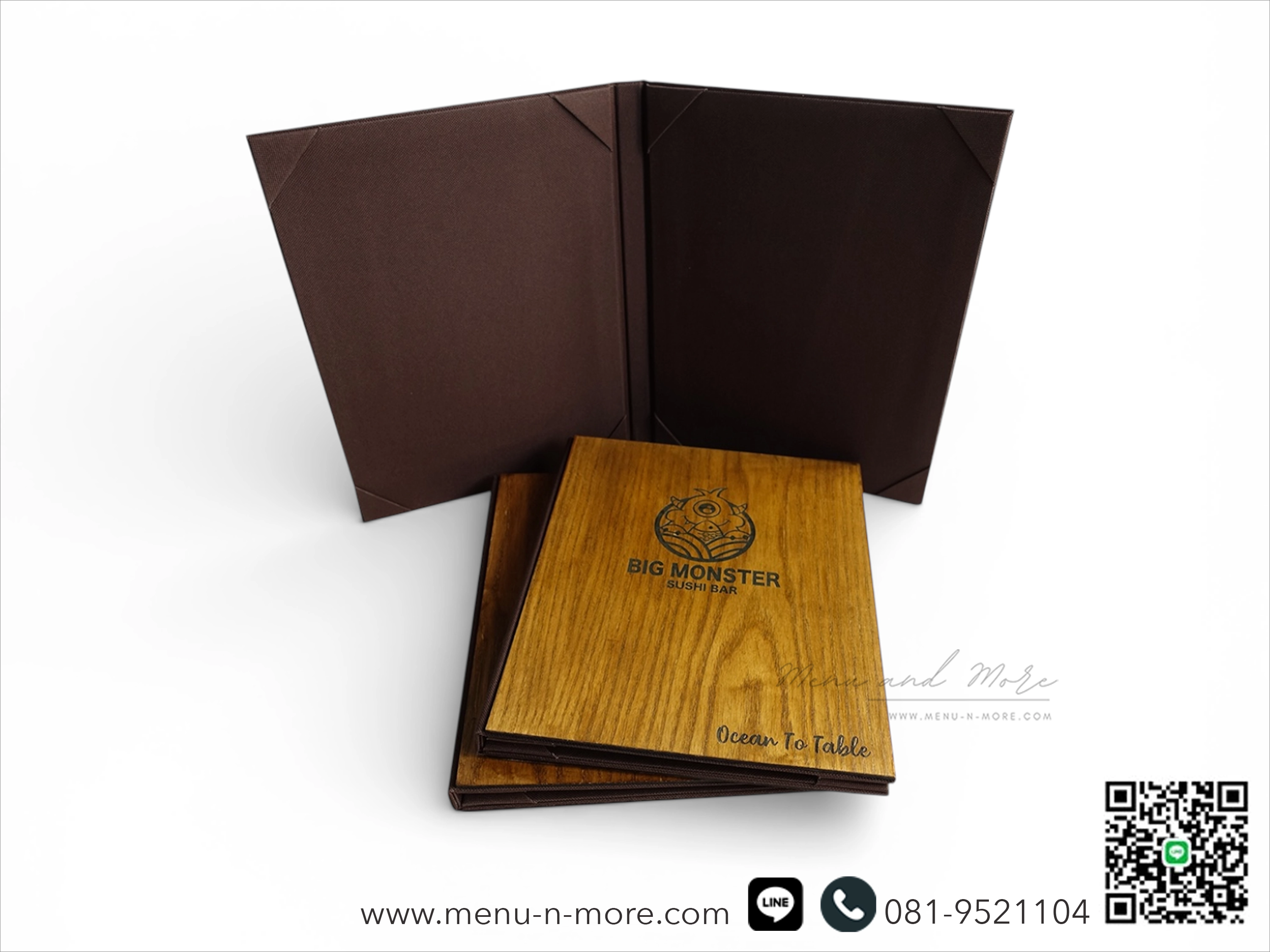 แฟ้มเมนูไม้