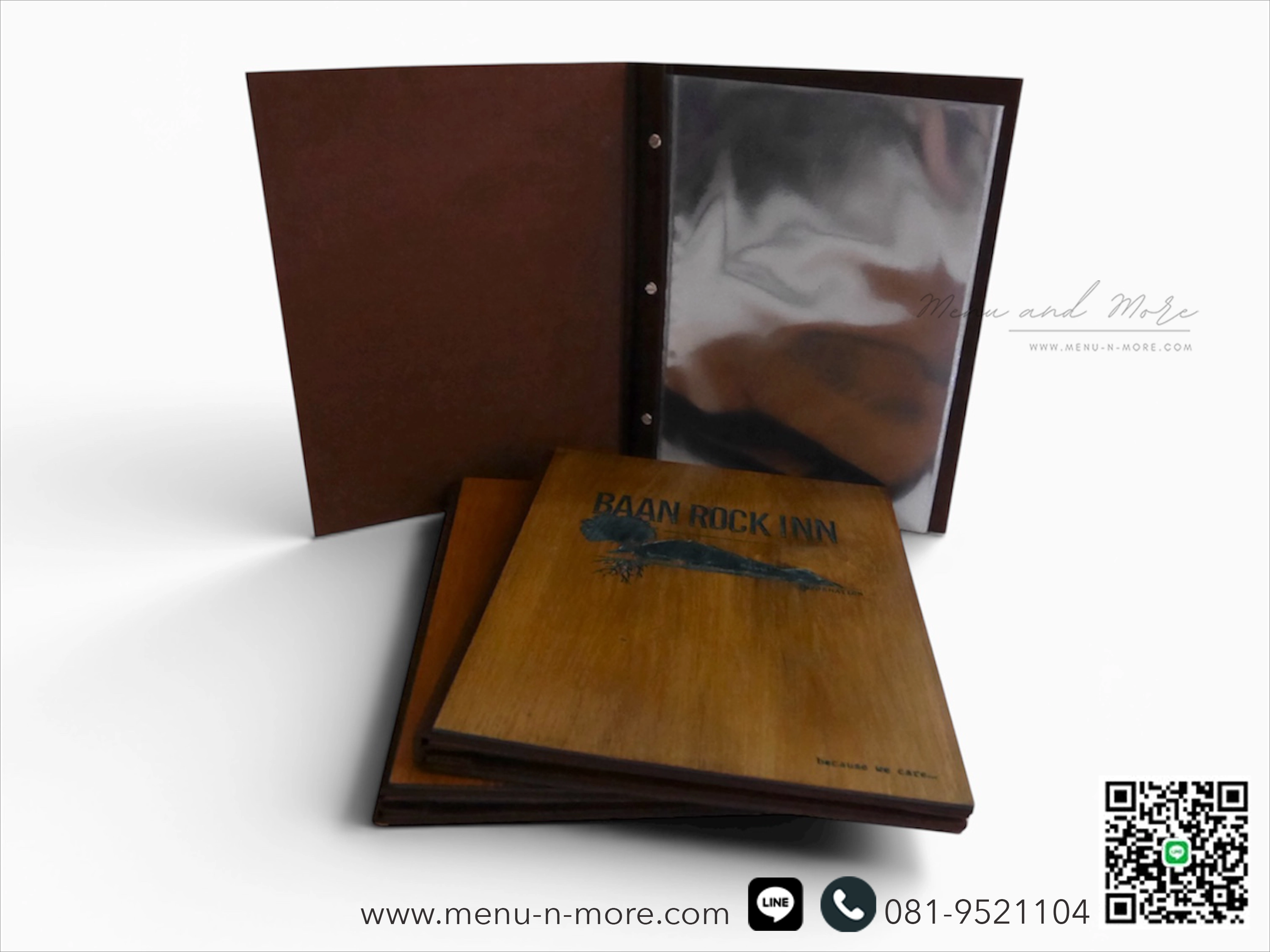 แฟ้มเมนูไม้