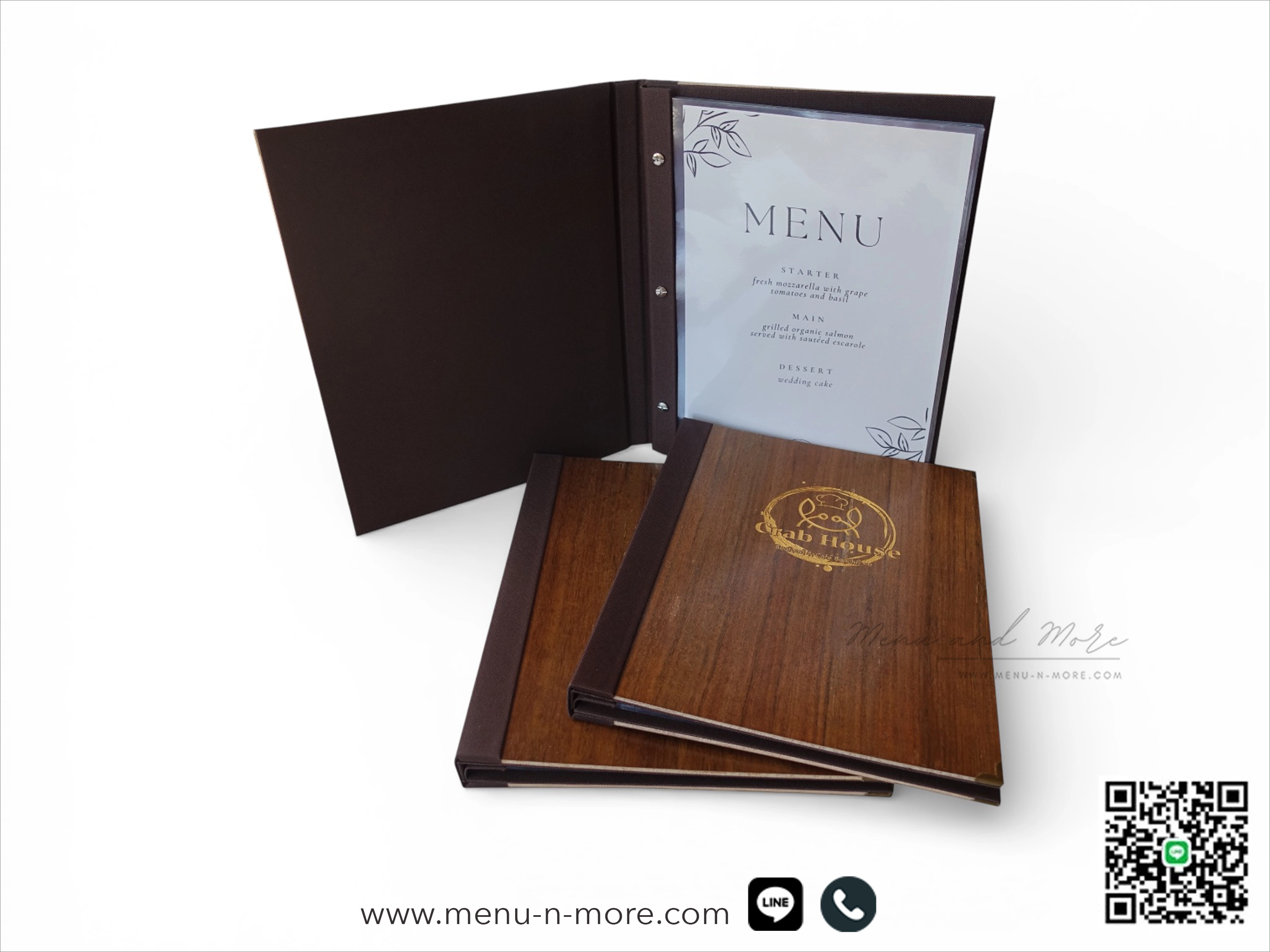 แฟ้มเมนูไม้