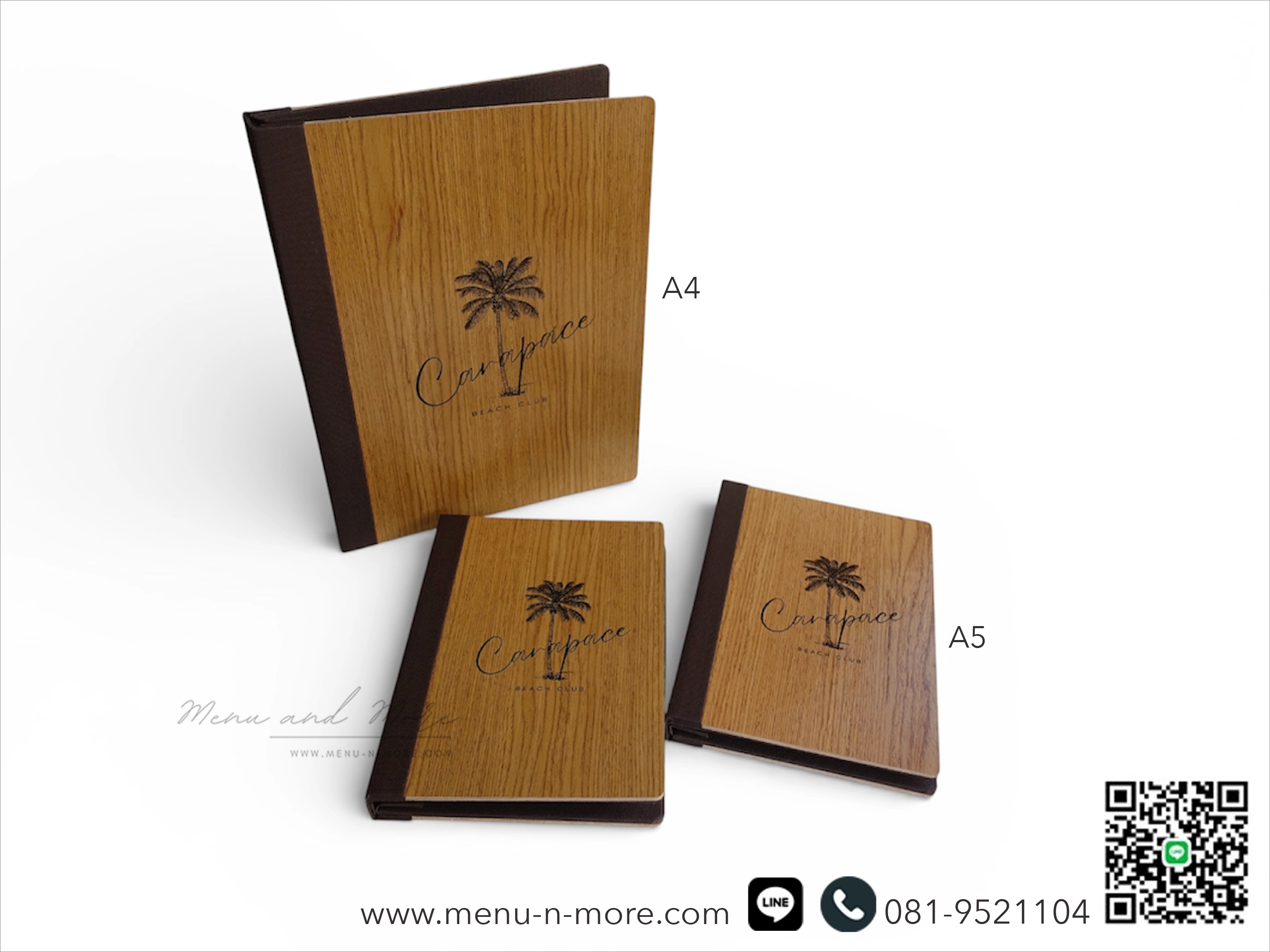 แฟ้มเมนูไม้คุณภาพดี