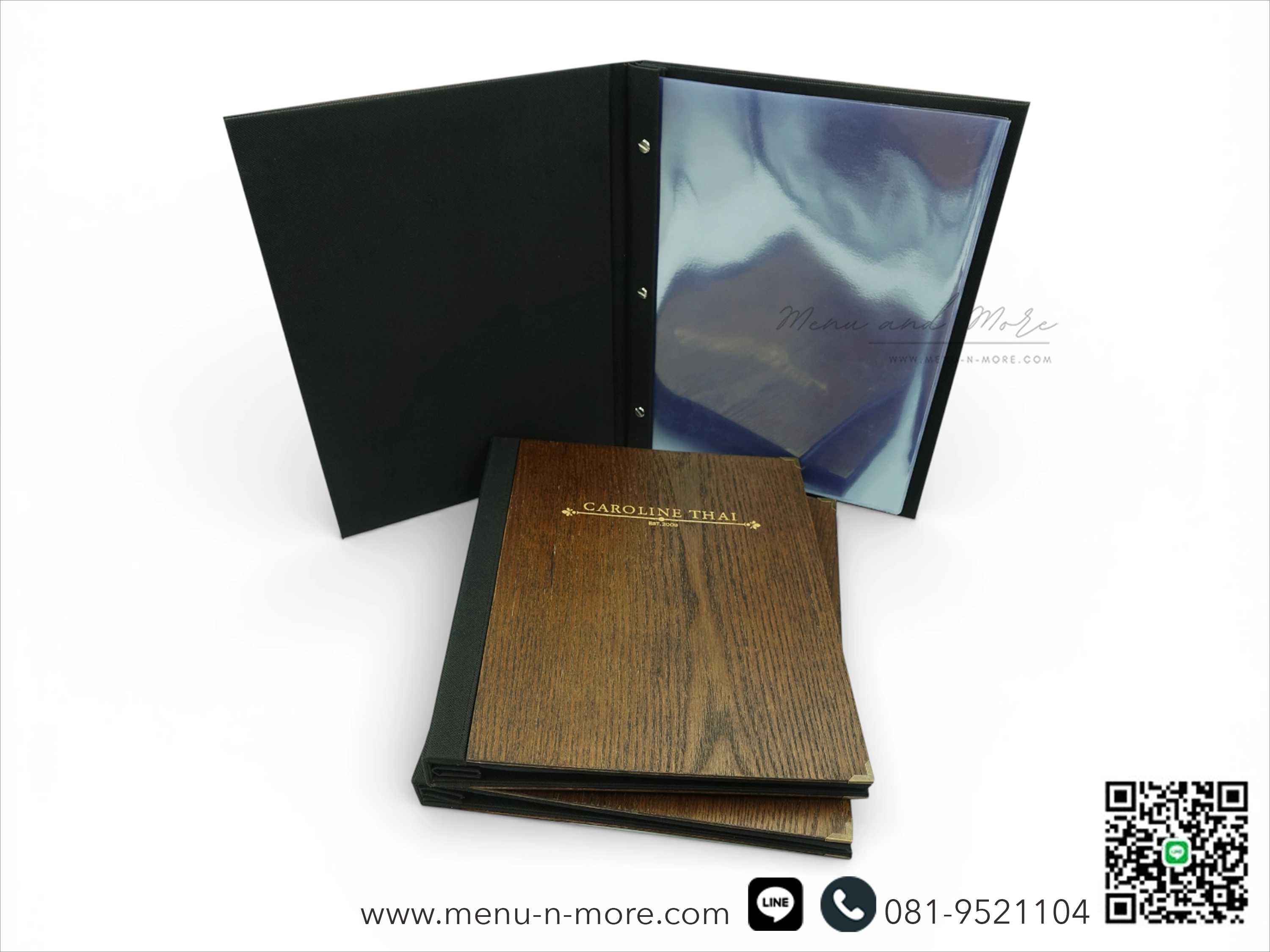 แฟ้มเมนูไม้