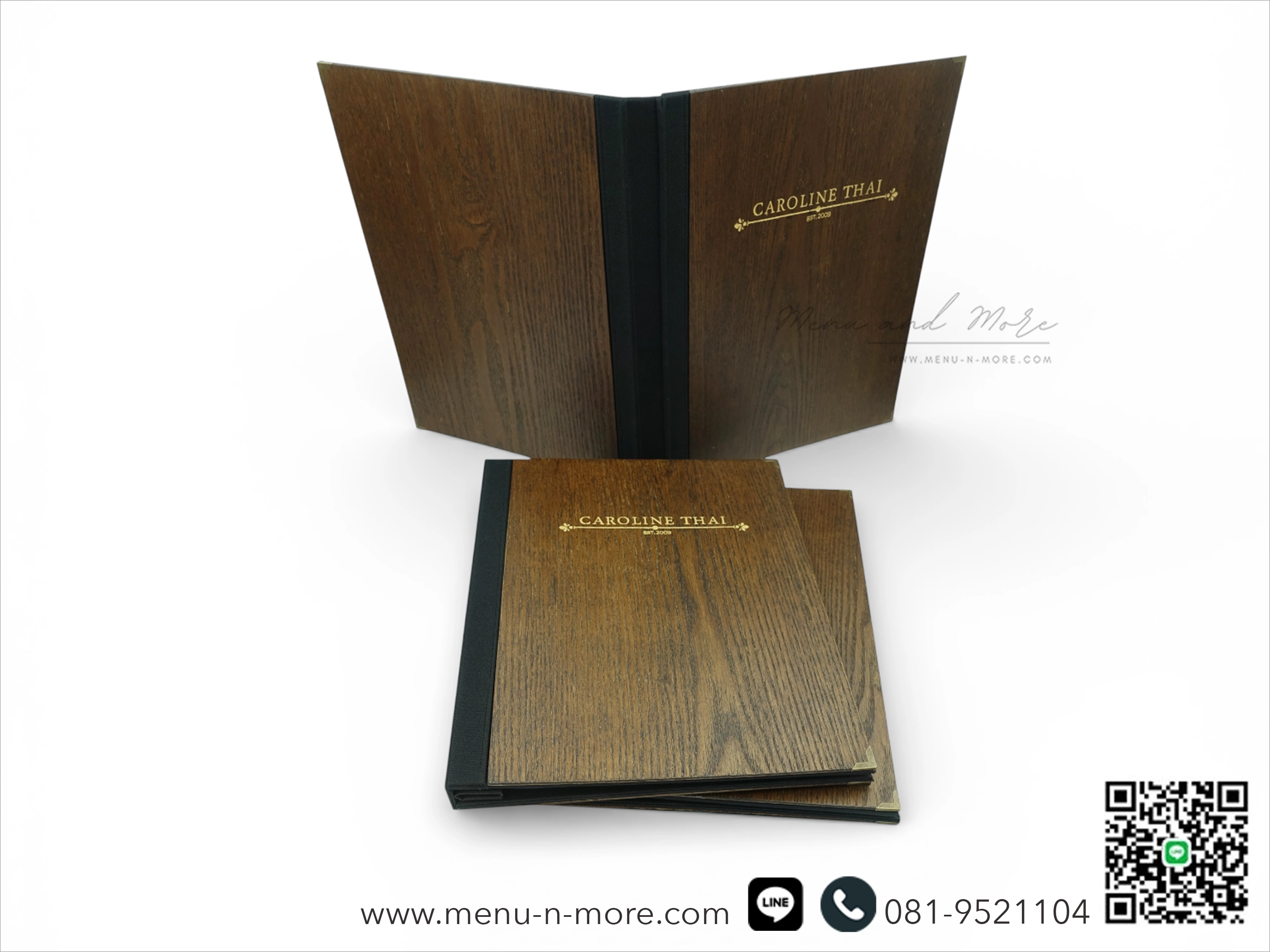 แฟ้มเมนูไม้