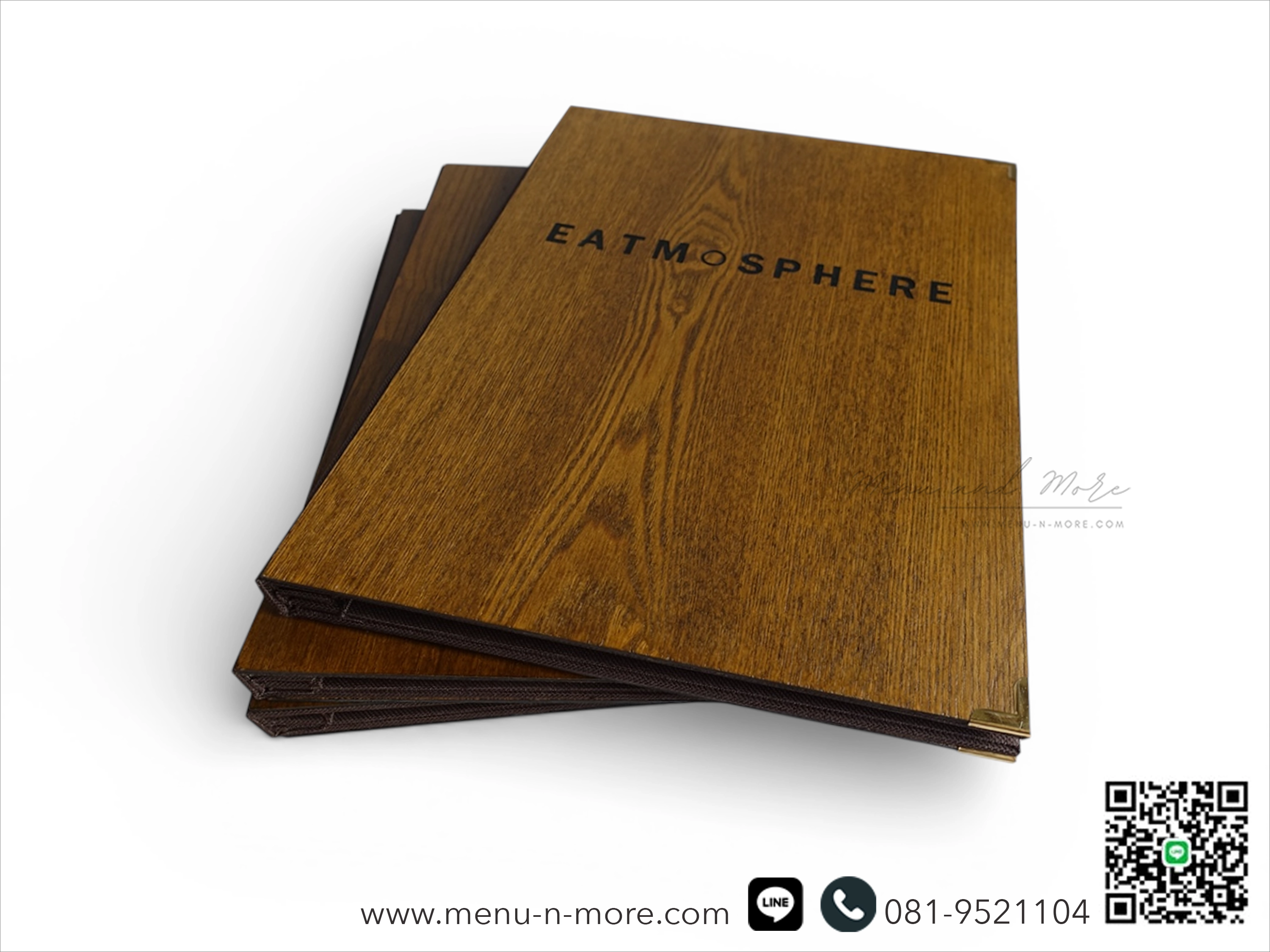 แฟ้มปกเมนูไม้คุณภาพดี