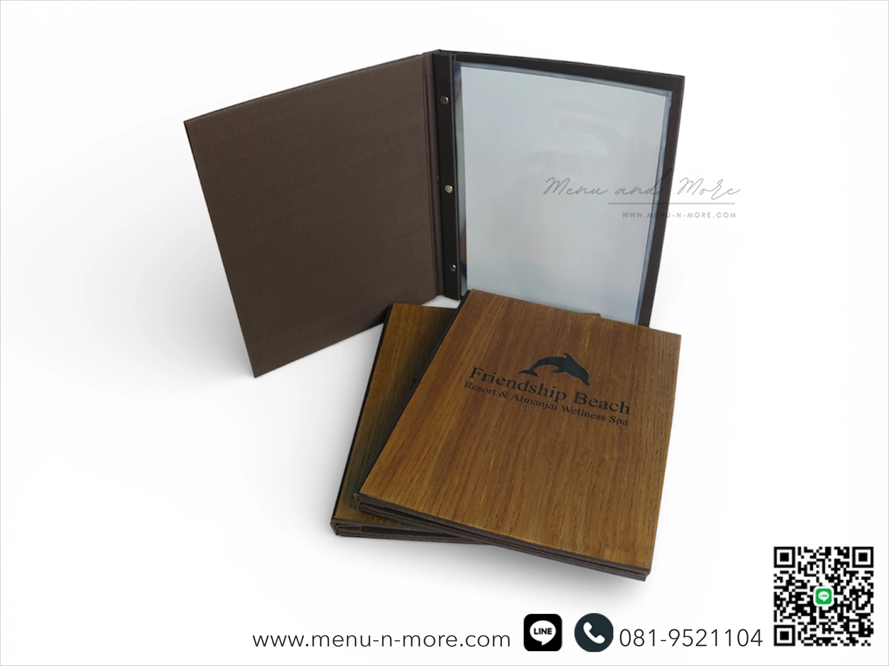 แฟ้มเมนูไม้