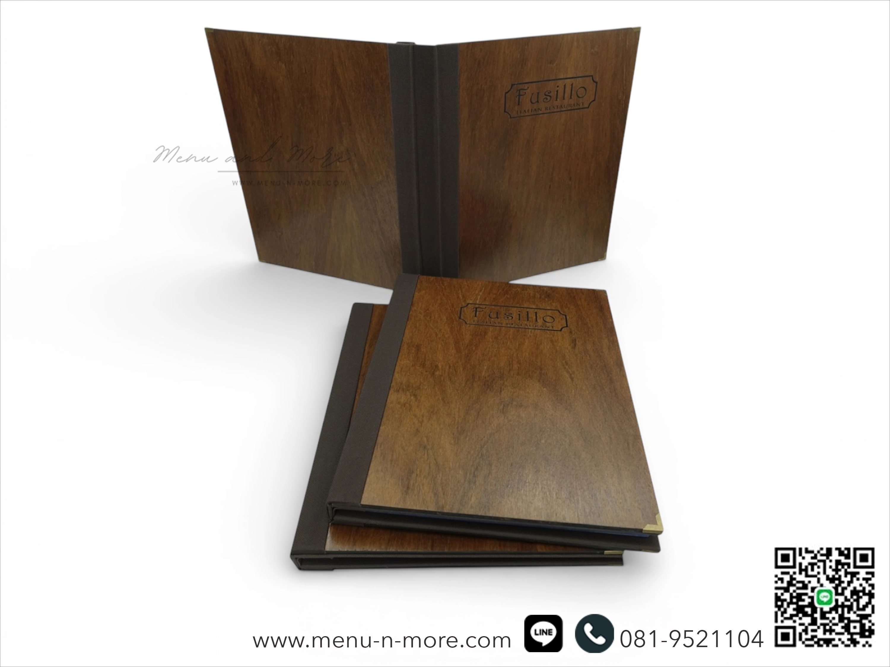 แฟ้มปกเมนูไม้