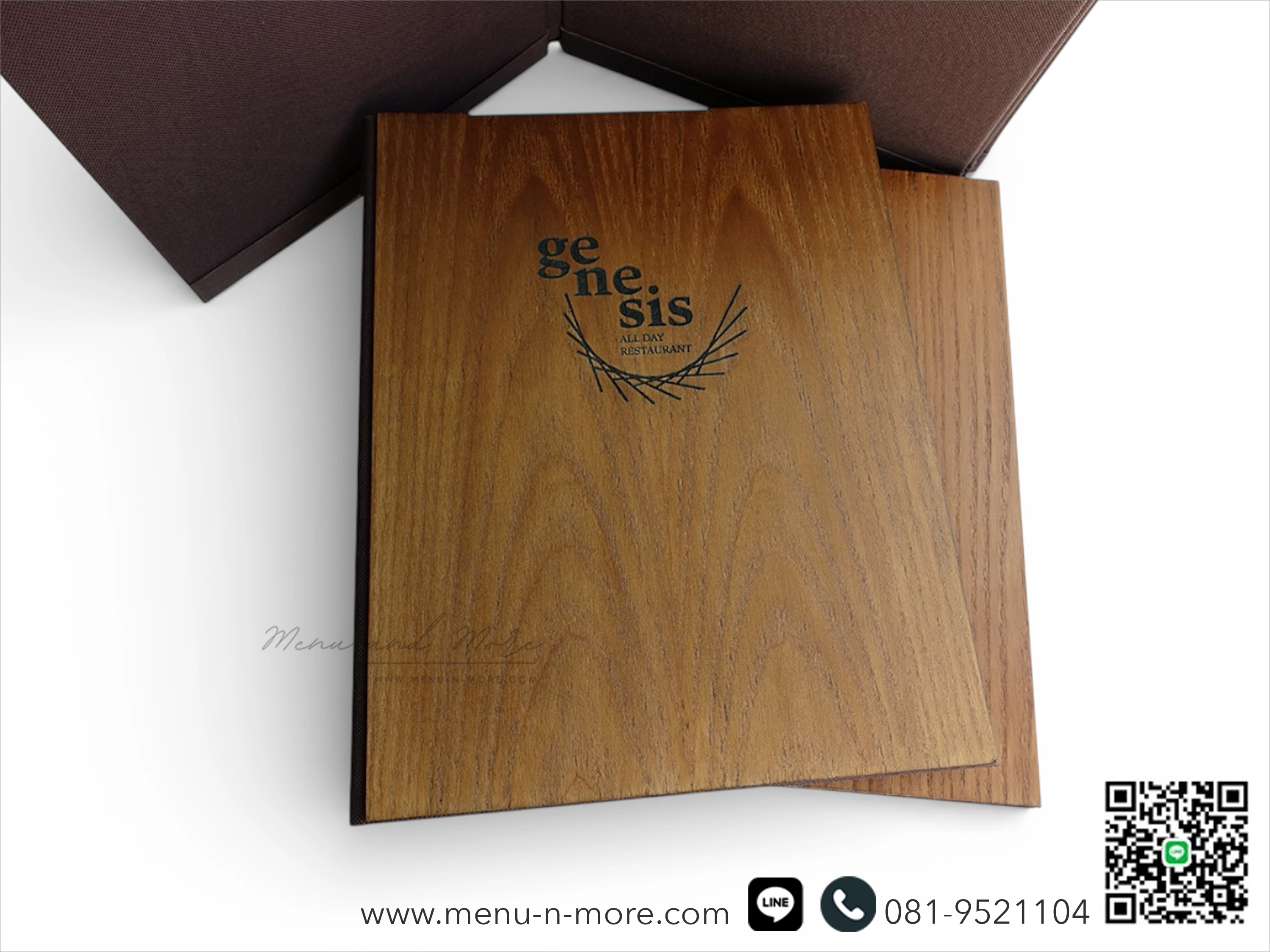 แฟ้มเมนูไม้เลเซอร์