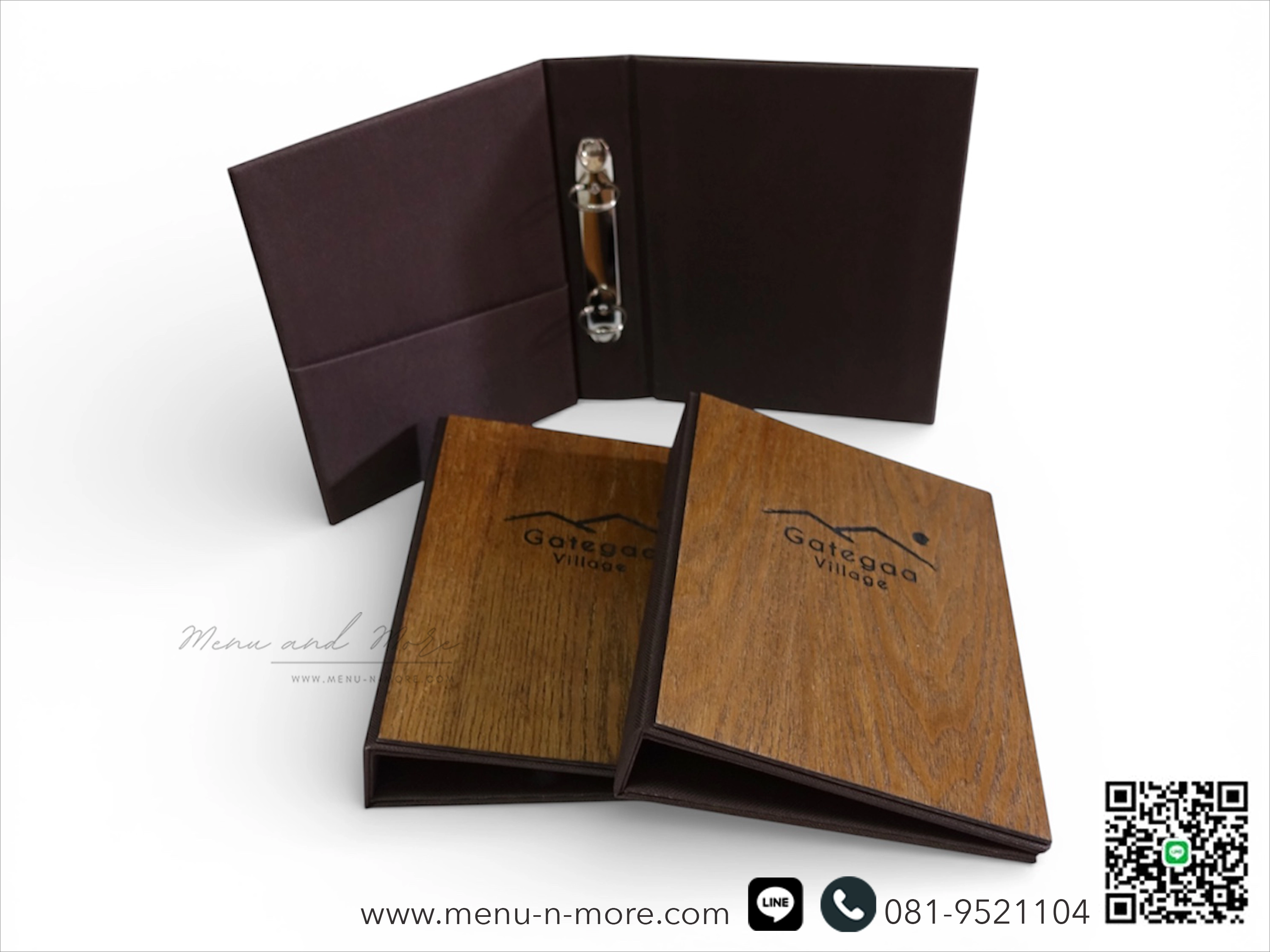 แฟ้มเมนูไม้